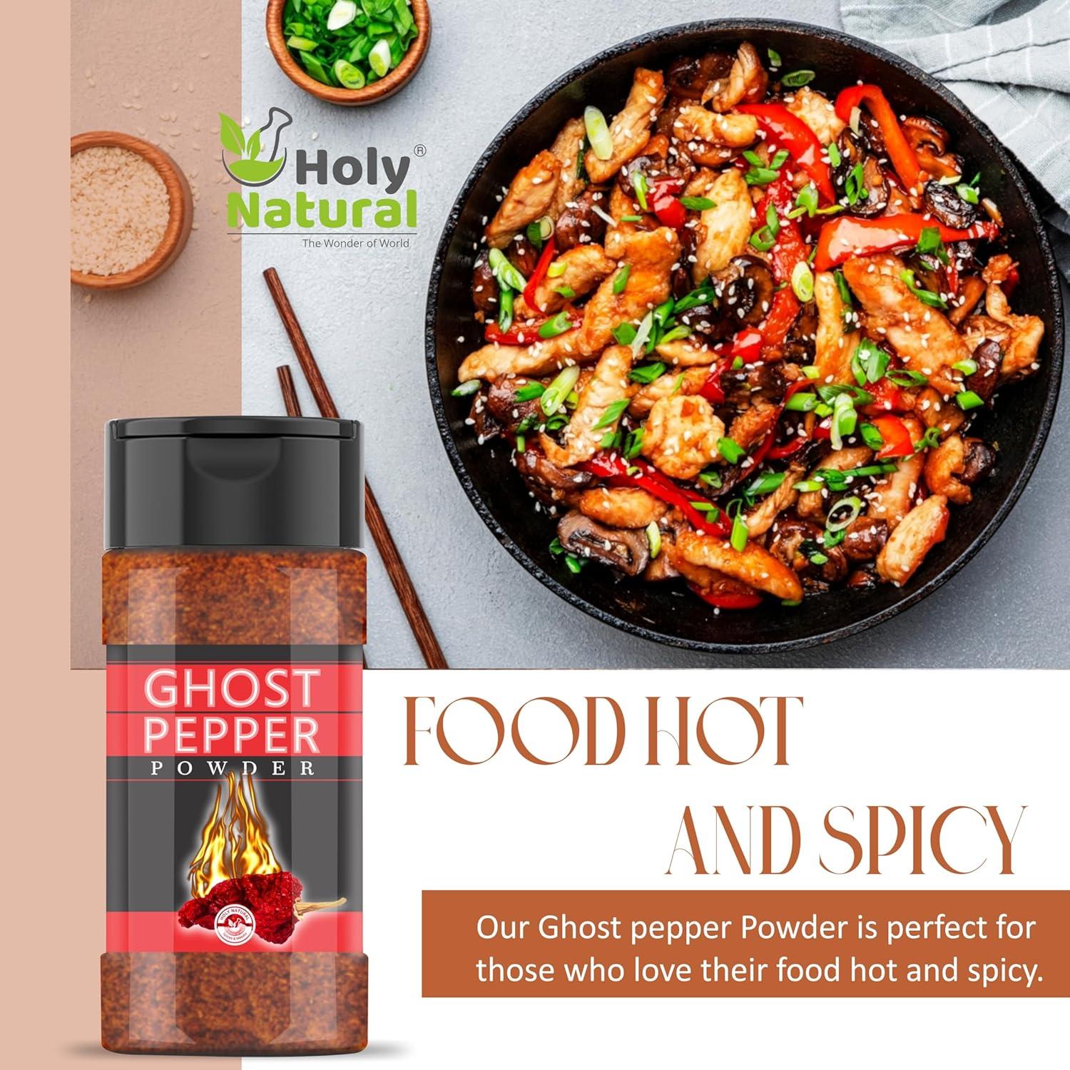 Polvo de Pimiento Fantasma Holy Natural 100 g - 100% Puro Ahumado
