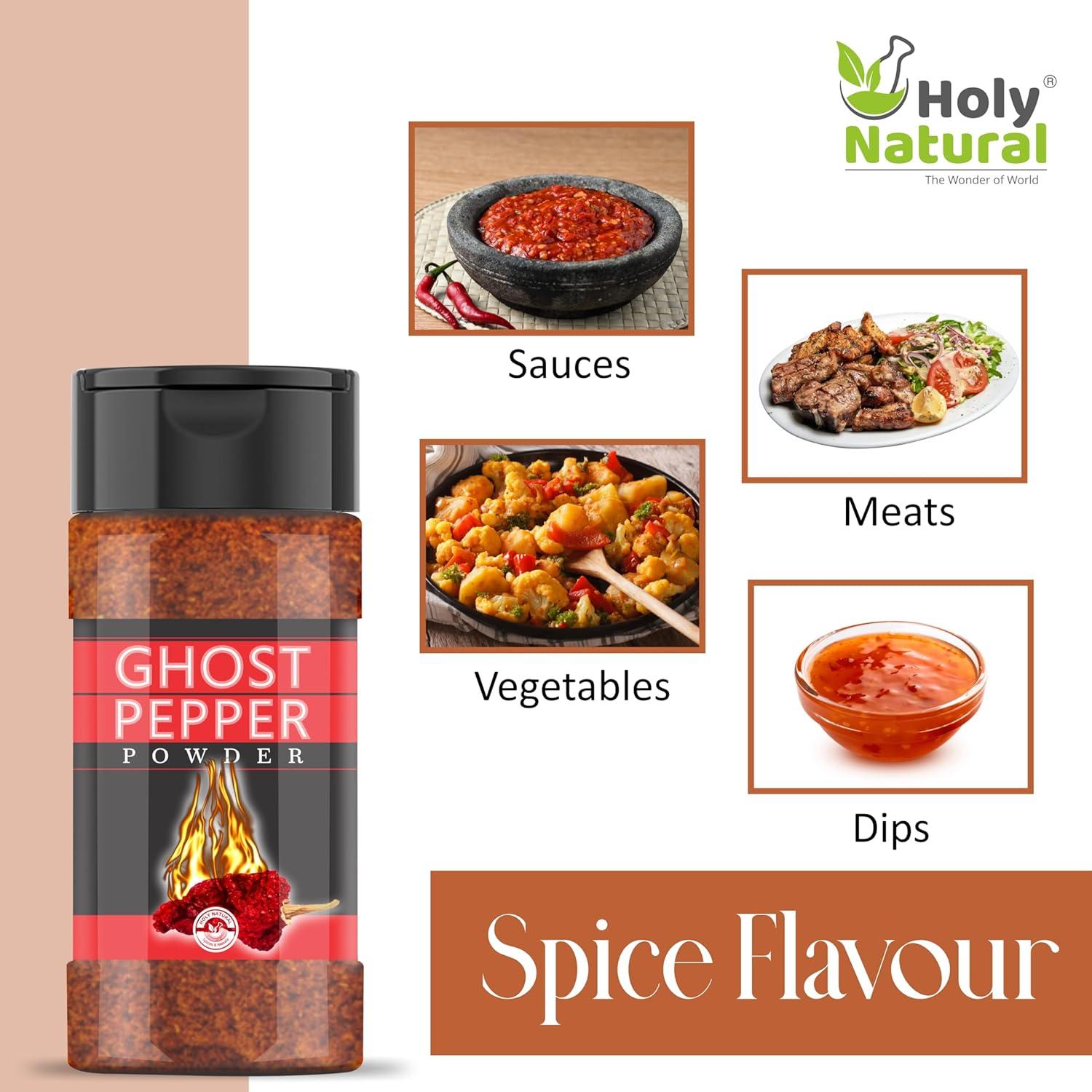 Polvo de Pimiento Fantasma Holy Natural 100 g - 100% Puro Ahumado