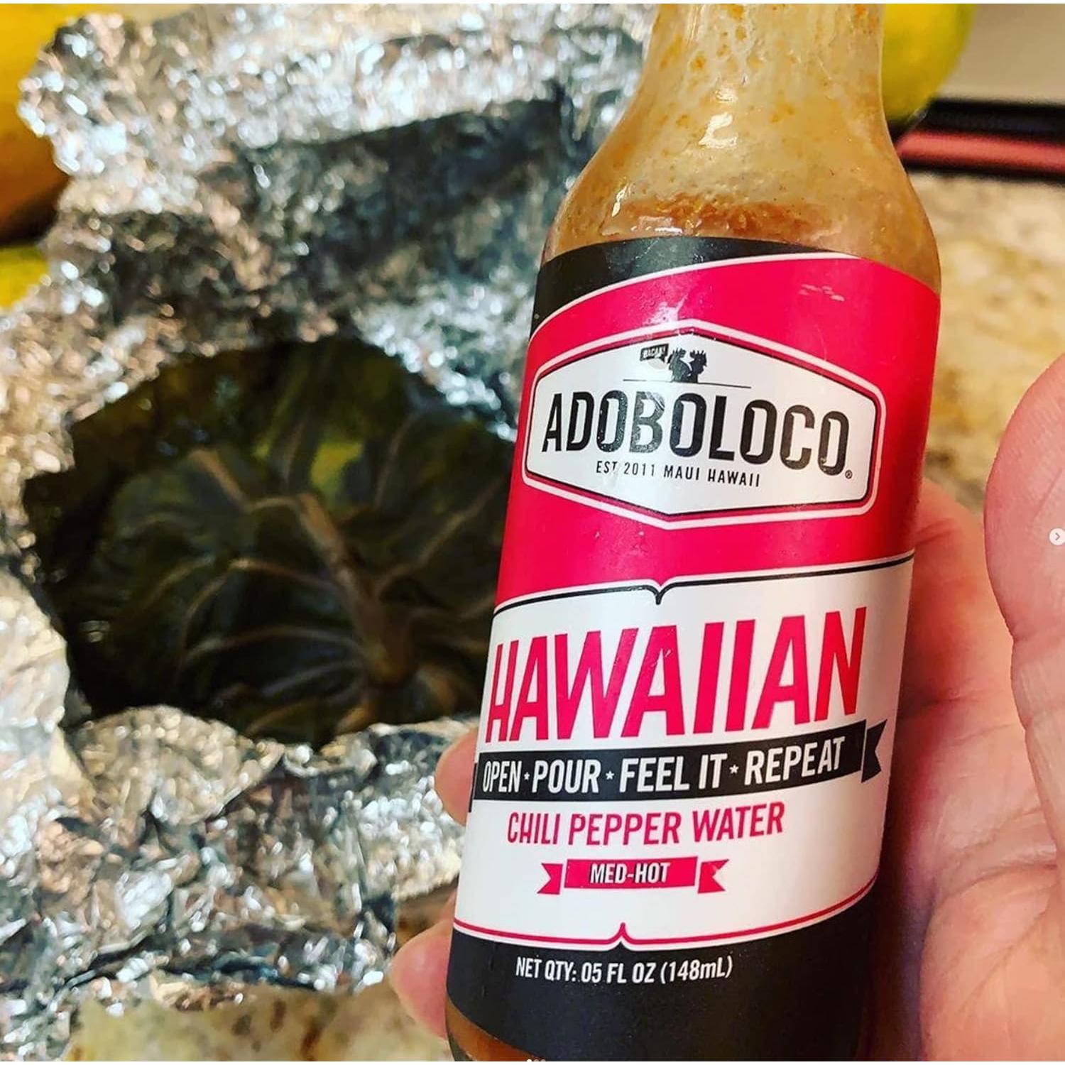 Salsa Picante Adoboloco Agua de Chile Hawaiano 148ml - Calor Medio