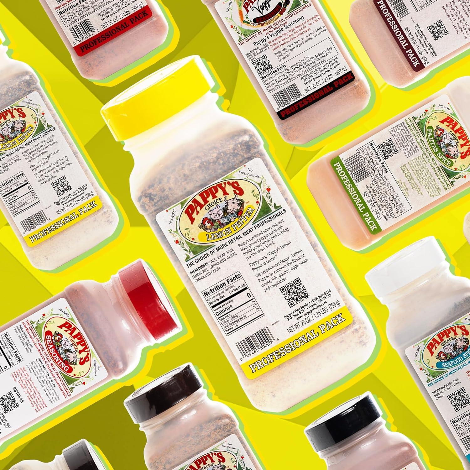 Pimienta de Limón Pappy 793g - Sazonador para Carnes y Verduras