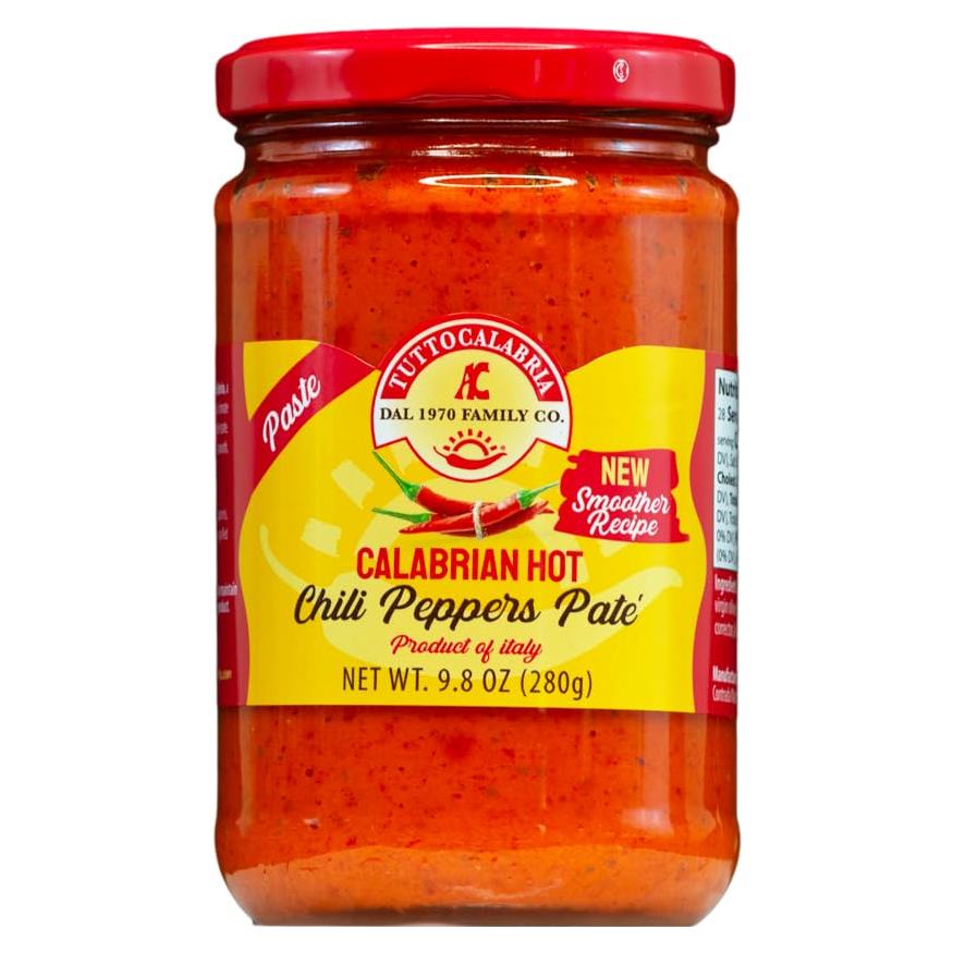 Paté de Chile TuttoCalabria 190 g - Cremoso y Picante