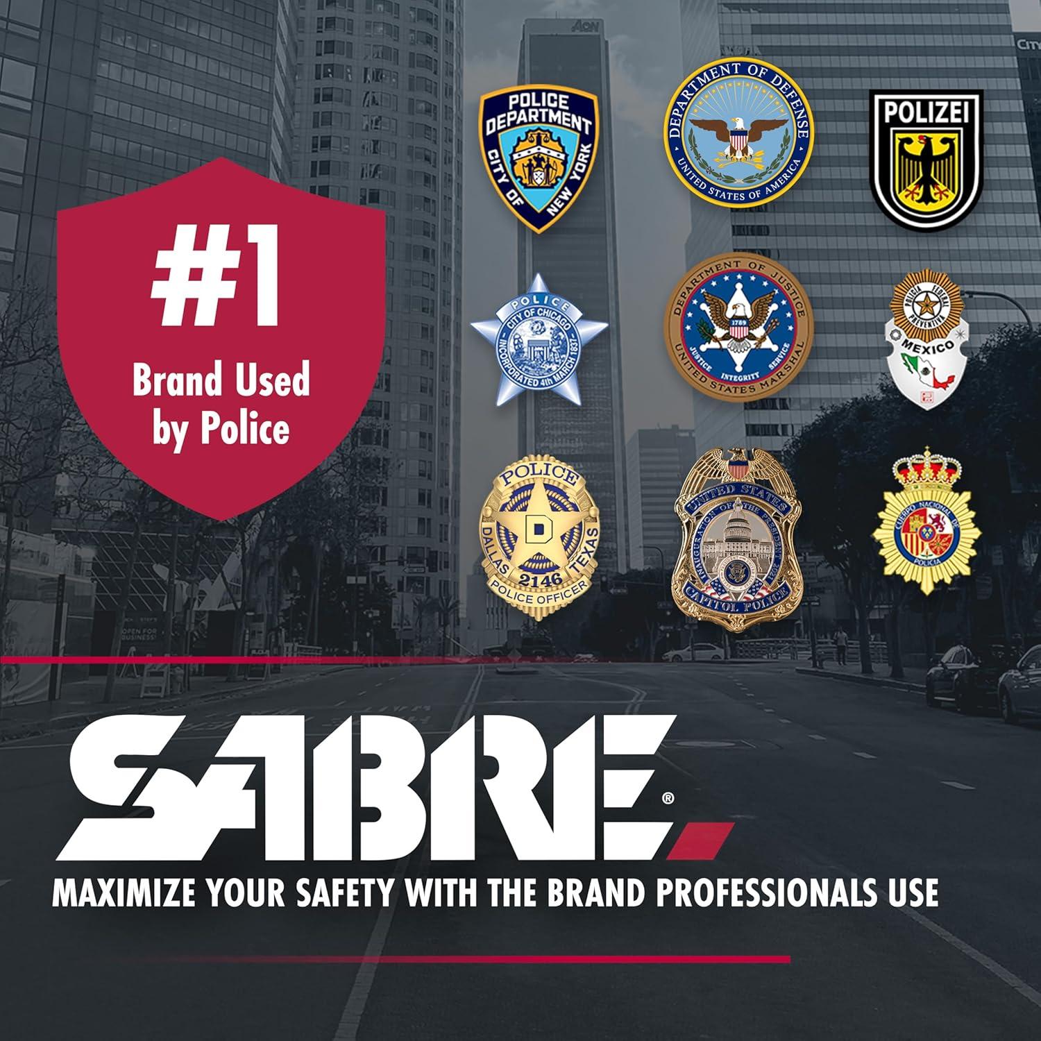 Spray de Defensa SABRE 3-en-1 con Clip - Máxima Fuerza 95g