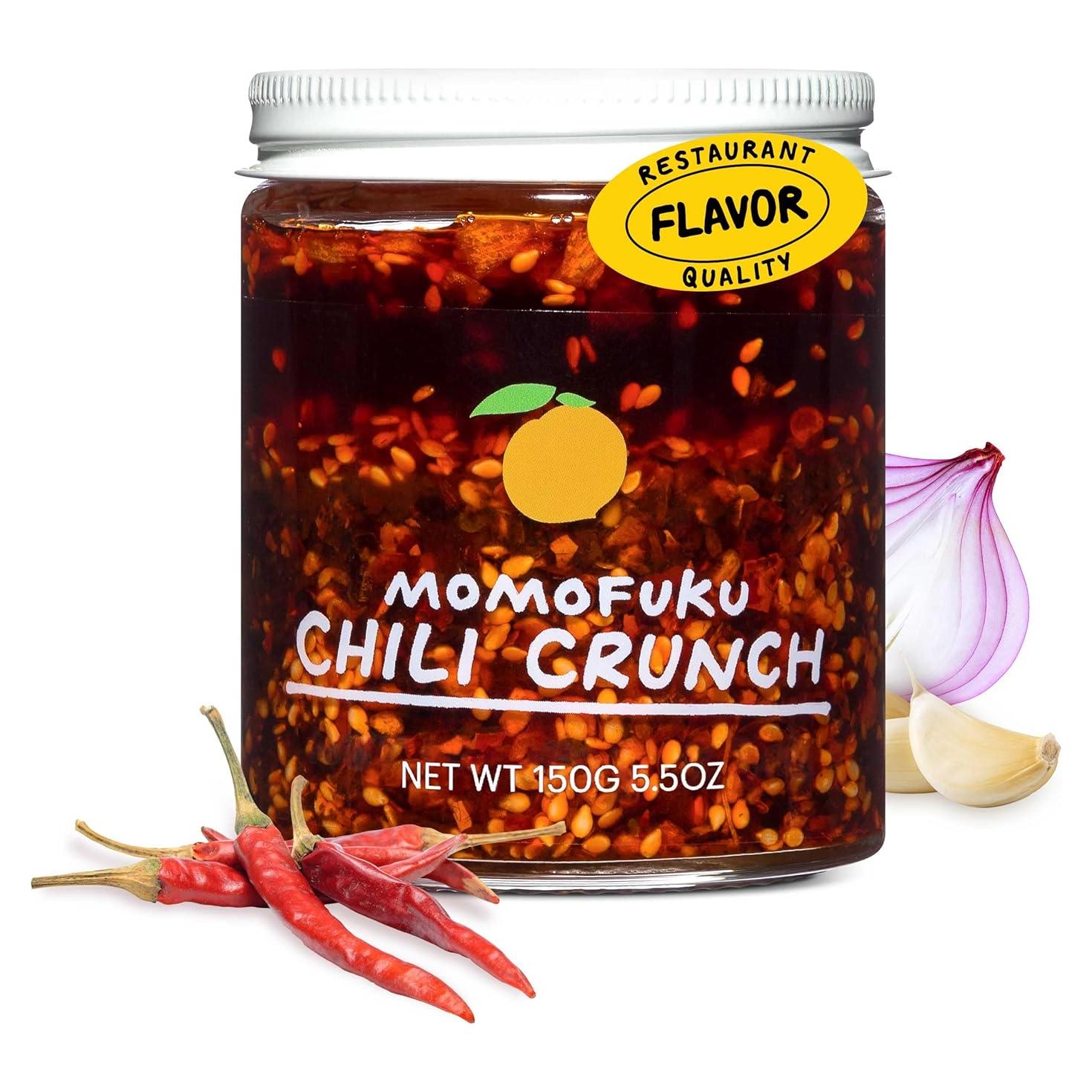 Momofuku Chili Crunch 155.9g - Aceite Picante con Ajo y Chalotes
