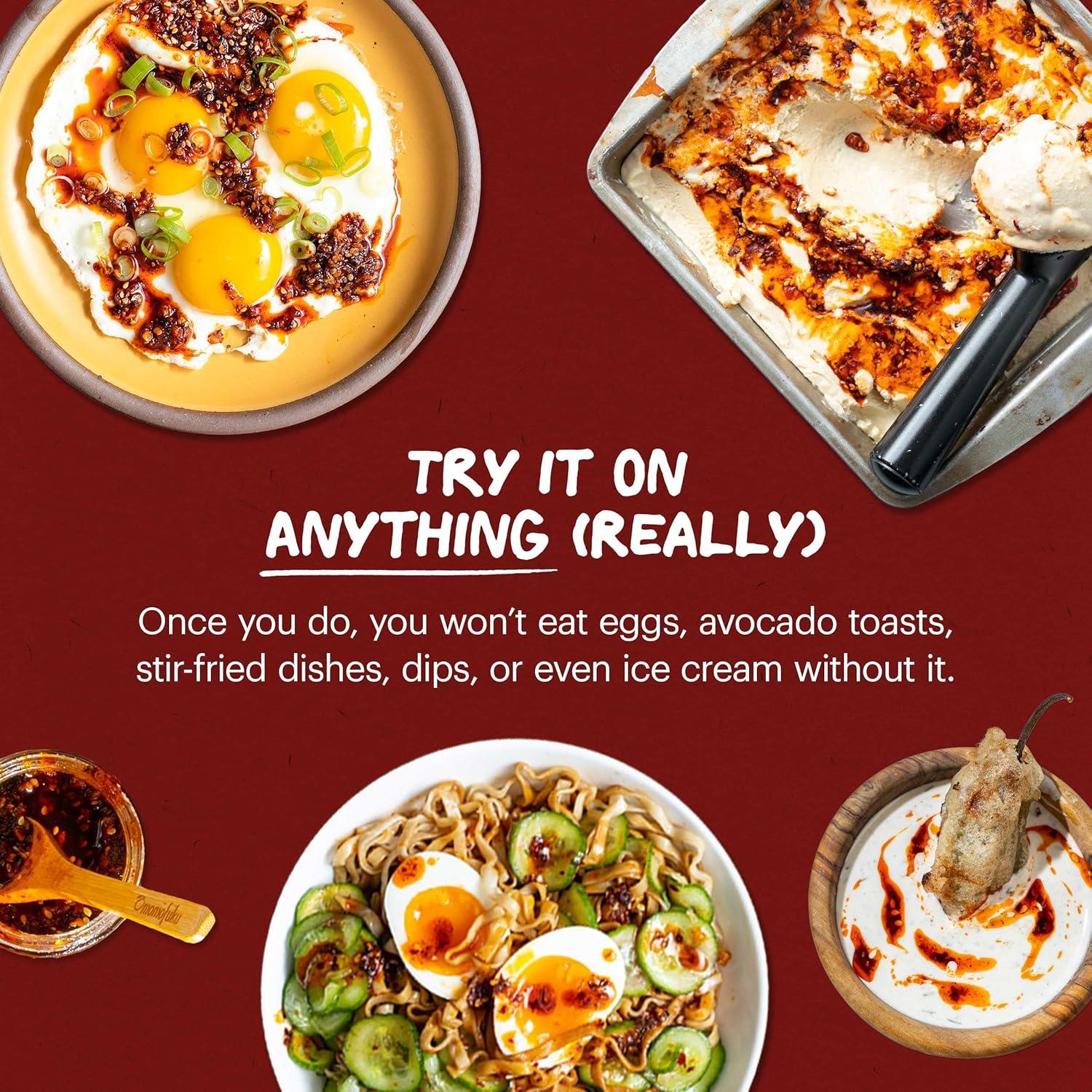 Momofuku Chili Crunch 155.9g - Aceite Picante con Ajo y Chalotes