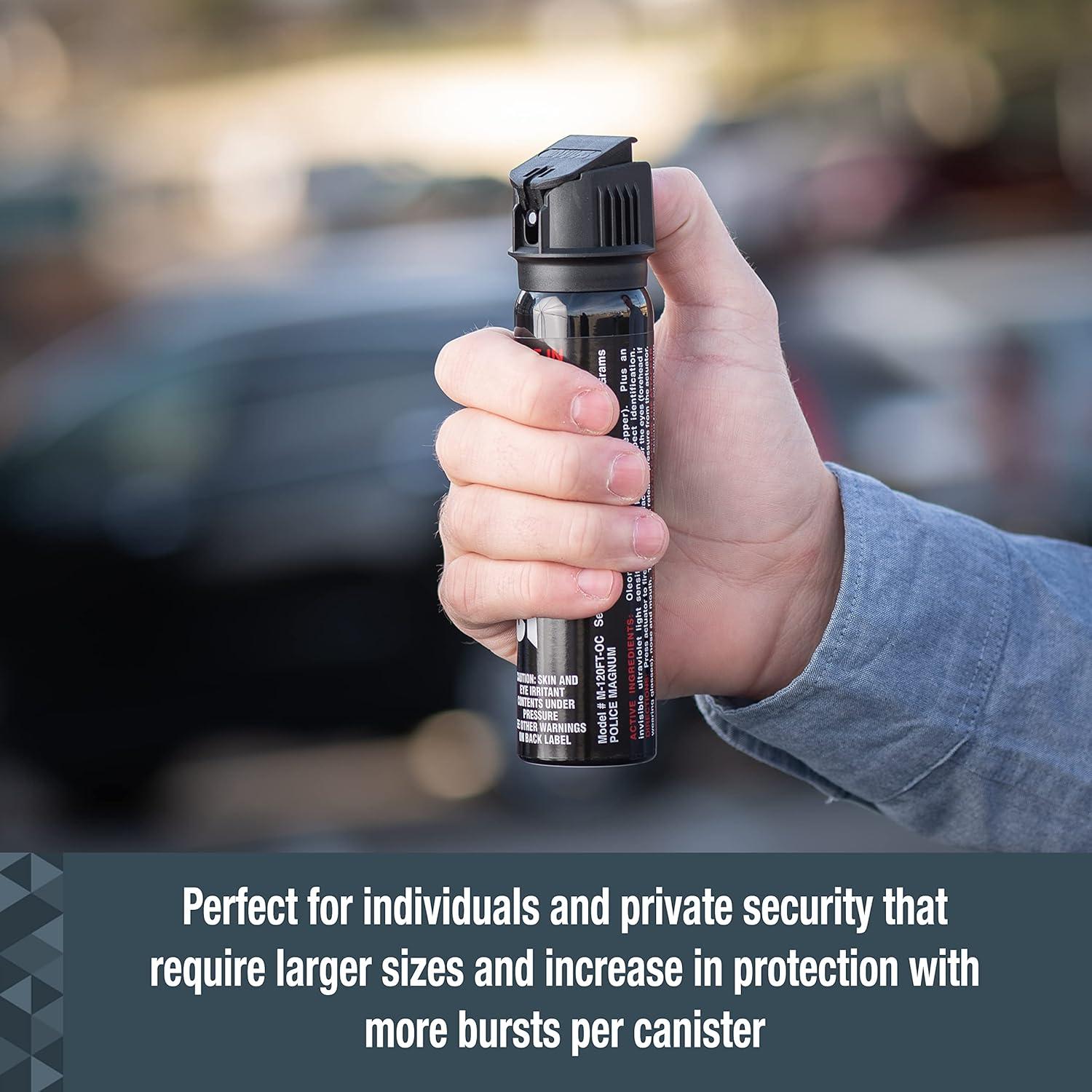 Spray de Pimienta SABRE Magnum 120 - 130 ml, Alcance 4 m