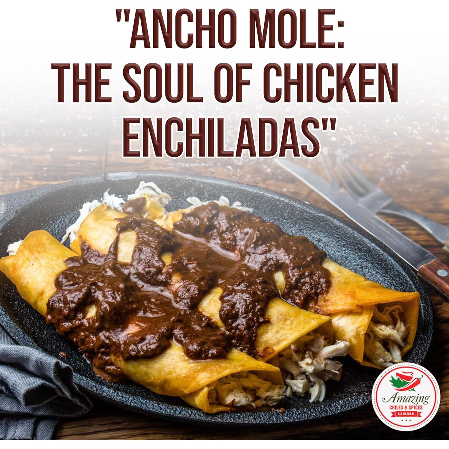 Pólvora de Chile Ancho Molido 453g - Amazing Chiles & Spices