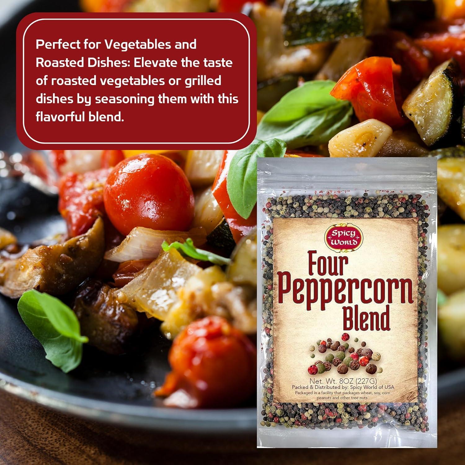 Mezcla de Cuatro Pimientas Spicy World 226.8g - Sin OGM