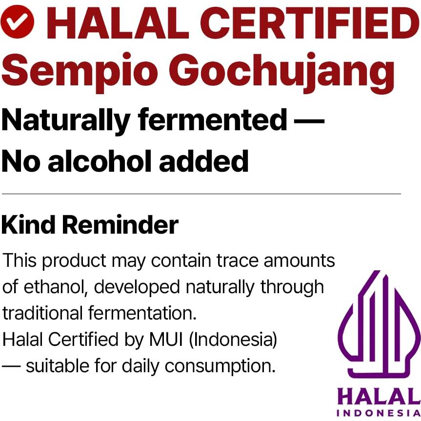 Sempio Gochujang Vegano 500g - Pasta de Pimiento Rojo Coreano