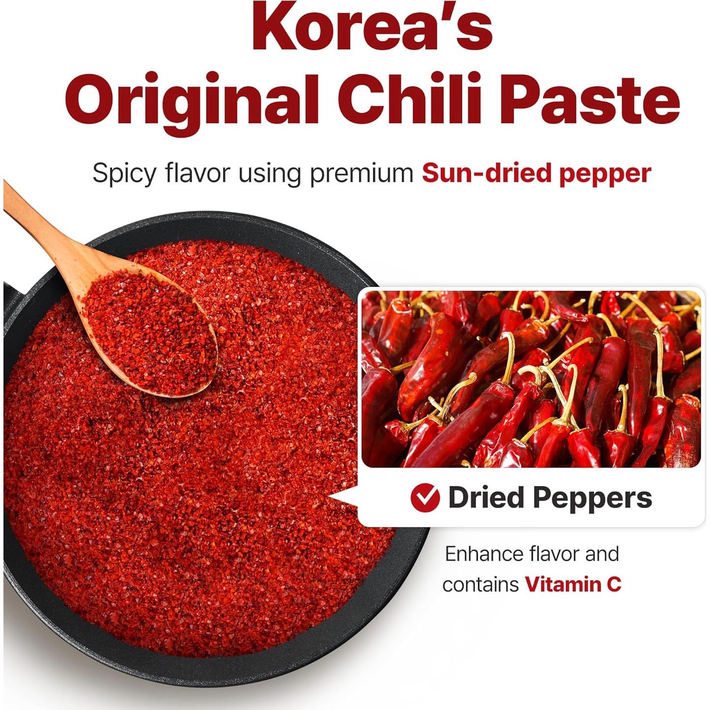 Sempio Gochujang Vegano 500g - Pasta de Pimiento Rojo Coreano