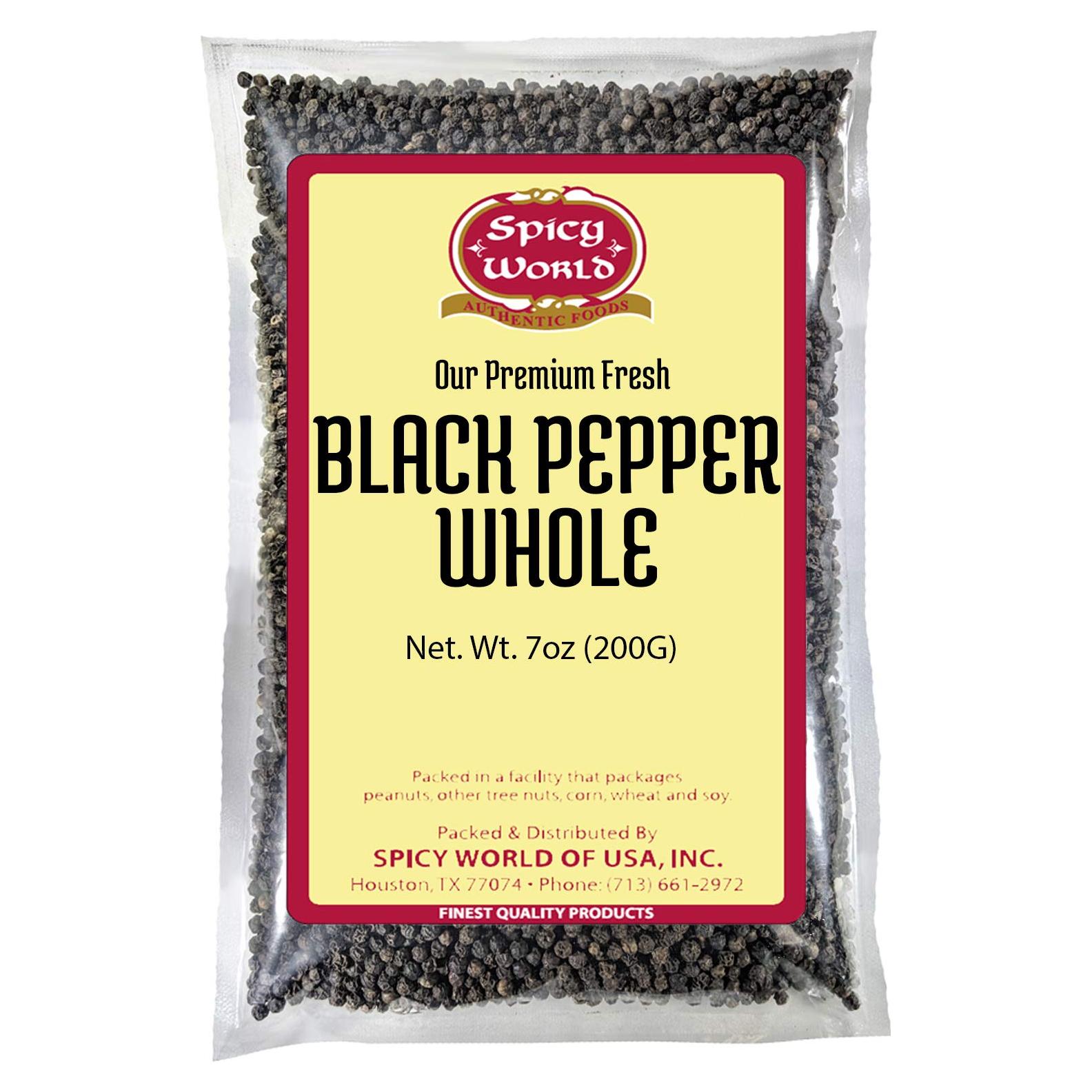 Pimienta Negra Entera Spicy World 198g - Ideal para Molinillo