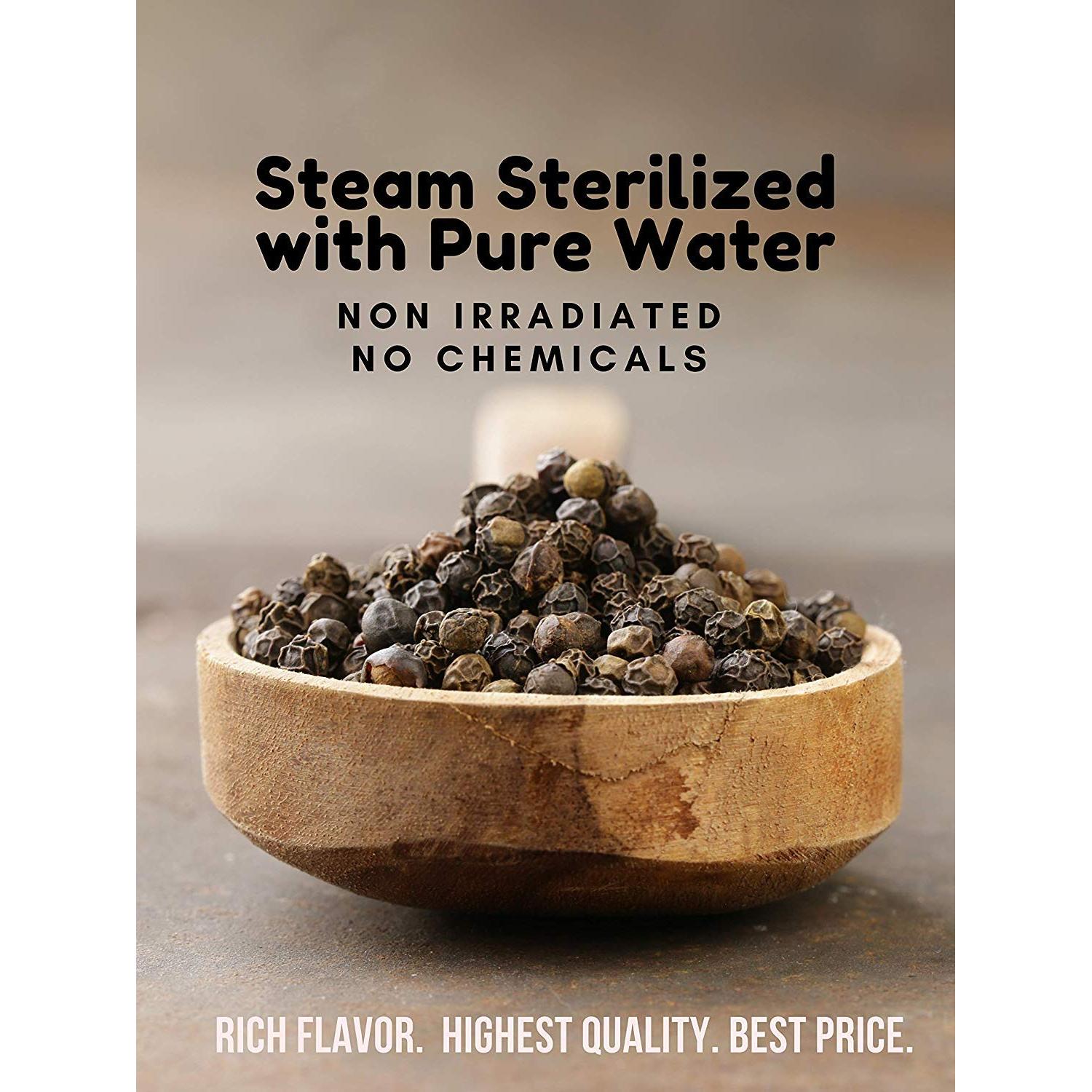 Pimienta Negra Entera Spicy World 198g - Ideal para Molinillo