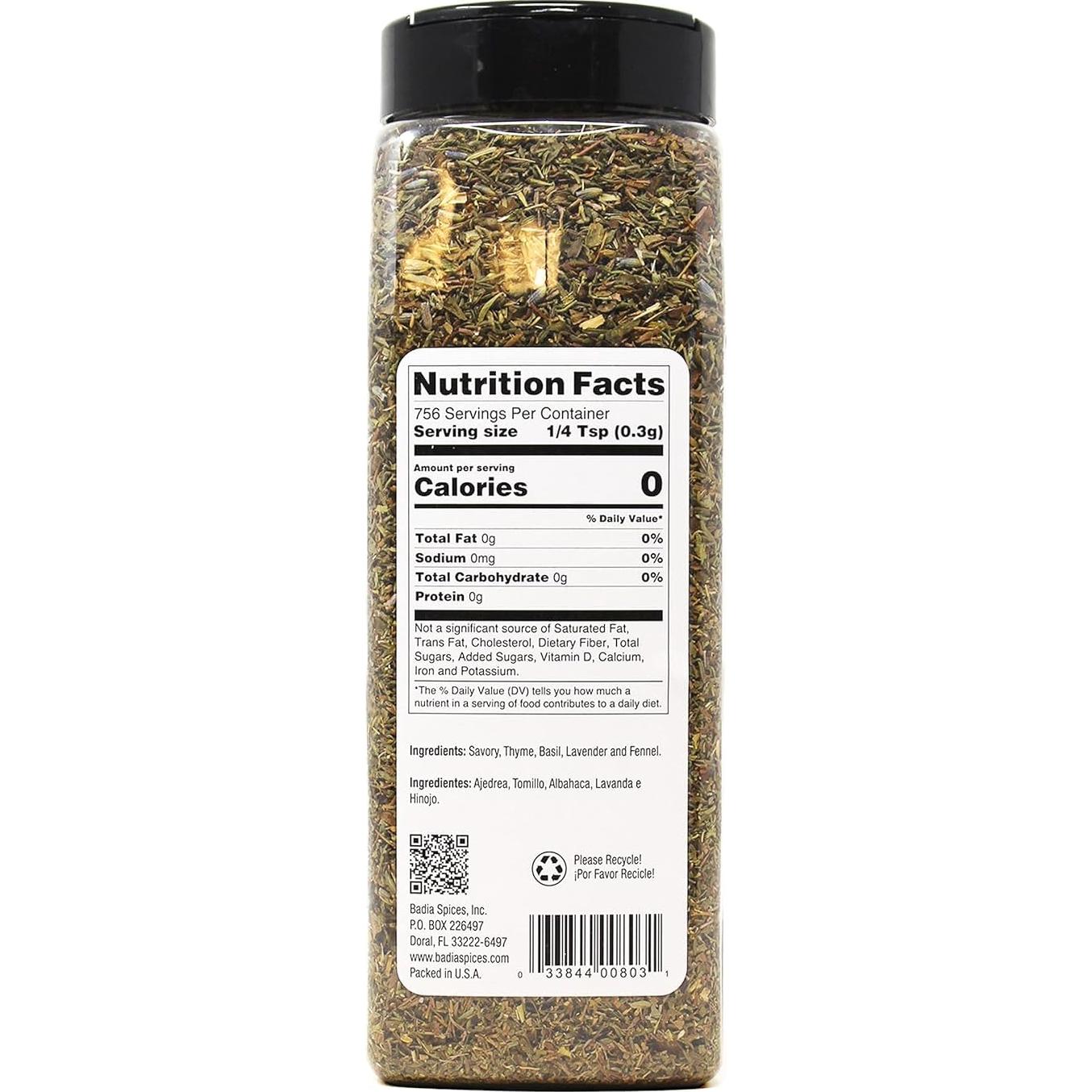 Condimento de Hierbas de Provenza Badia 227 g - Sabor Francés