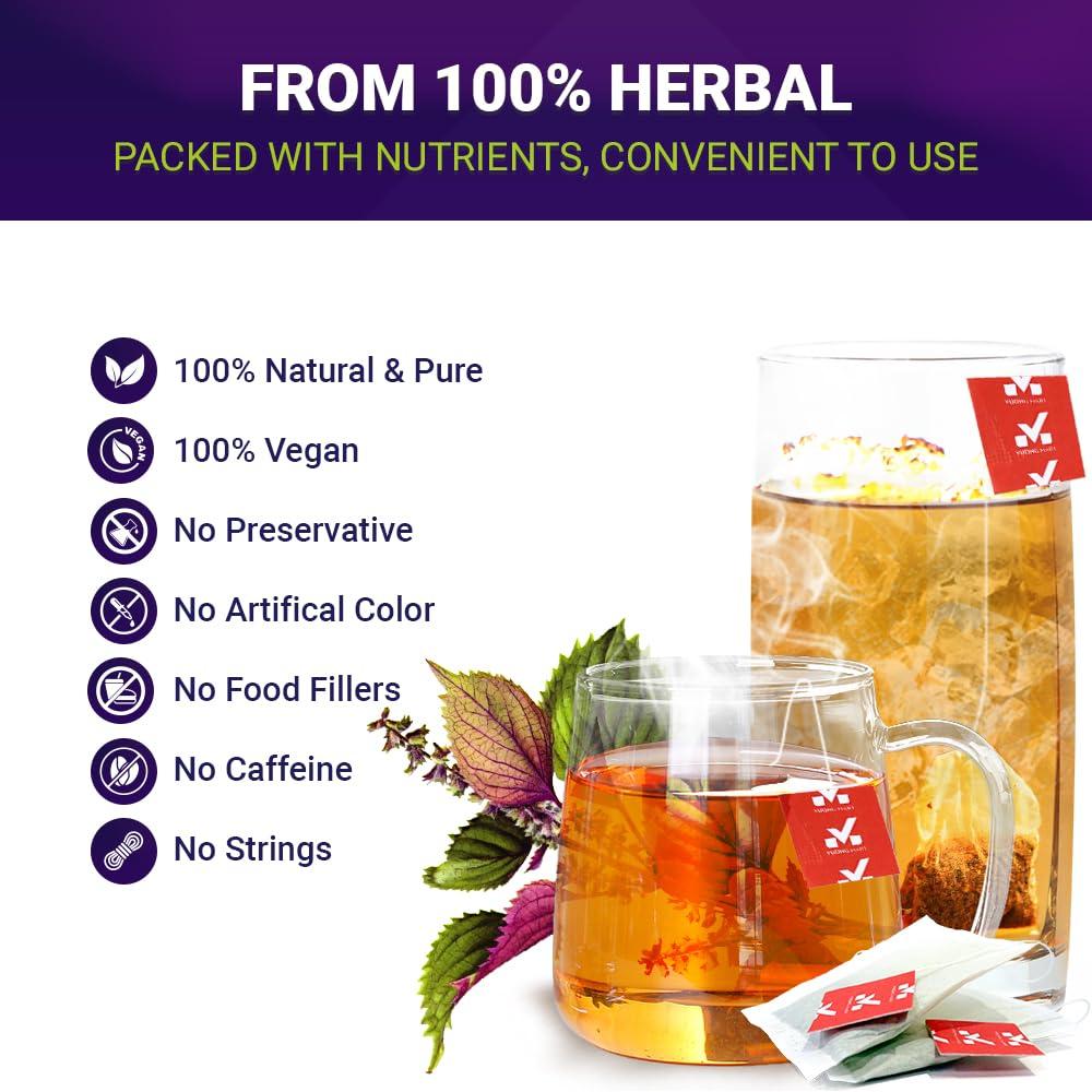 Bolsitas de Té de Hoja de Perilla VUONG MART 60+5 Unidades 100% Natural