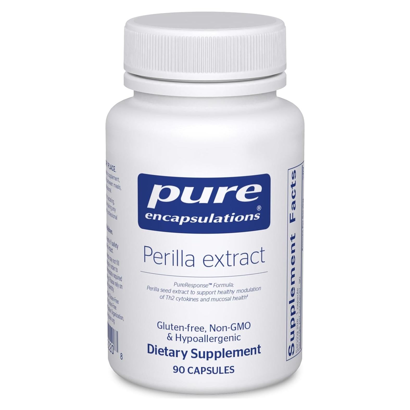 Extracto de Perilla Pure Encapsulations | 90 Cápsulas | Apoyo Inmunológico