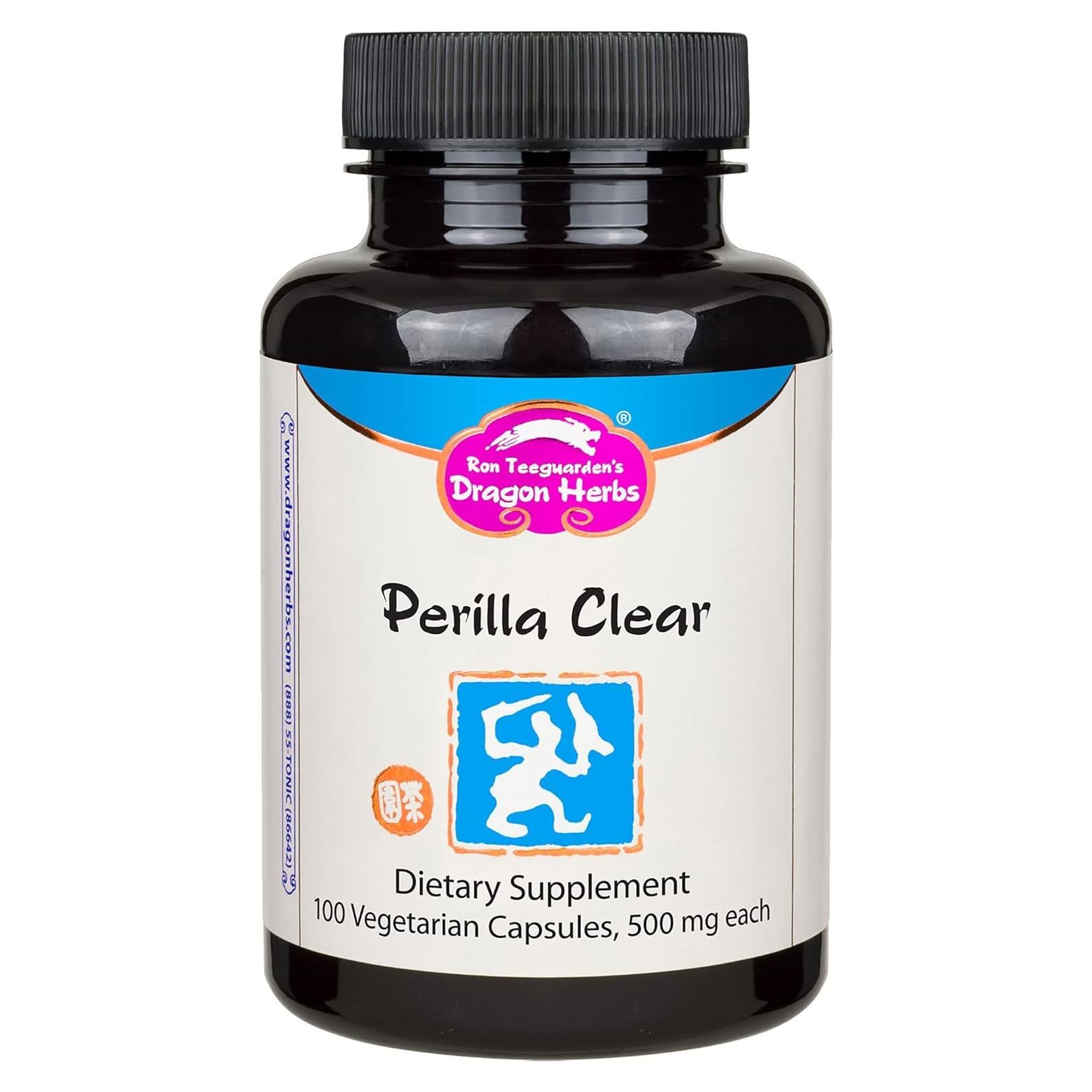 Cápsulas Perilla Clear Dragon Herbs - 60 Cápsulas 500 mg