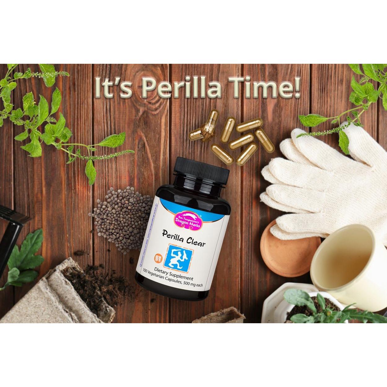 Cápsulas Perilla Clear Dragon Herbs - 60 Cápsulas 500 mg