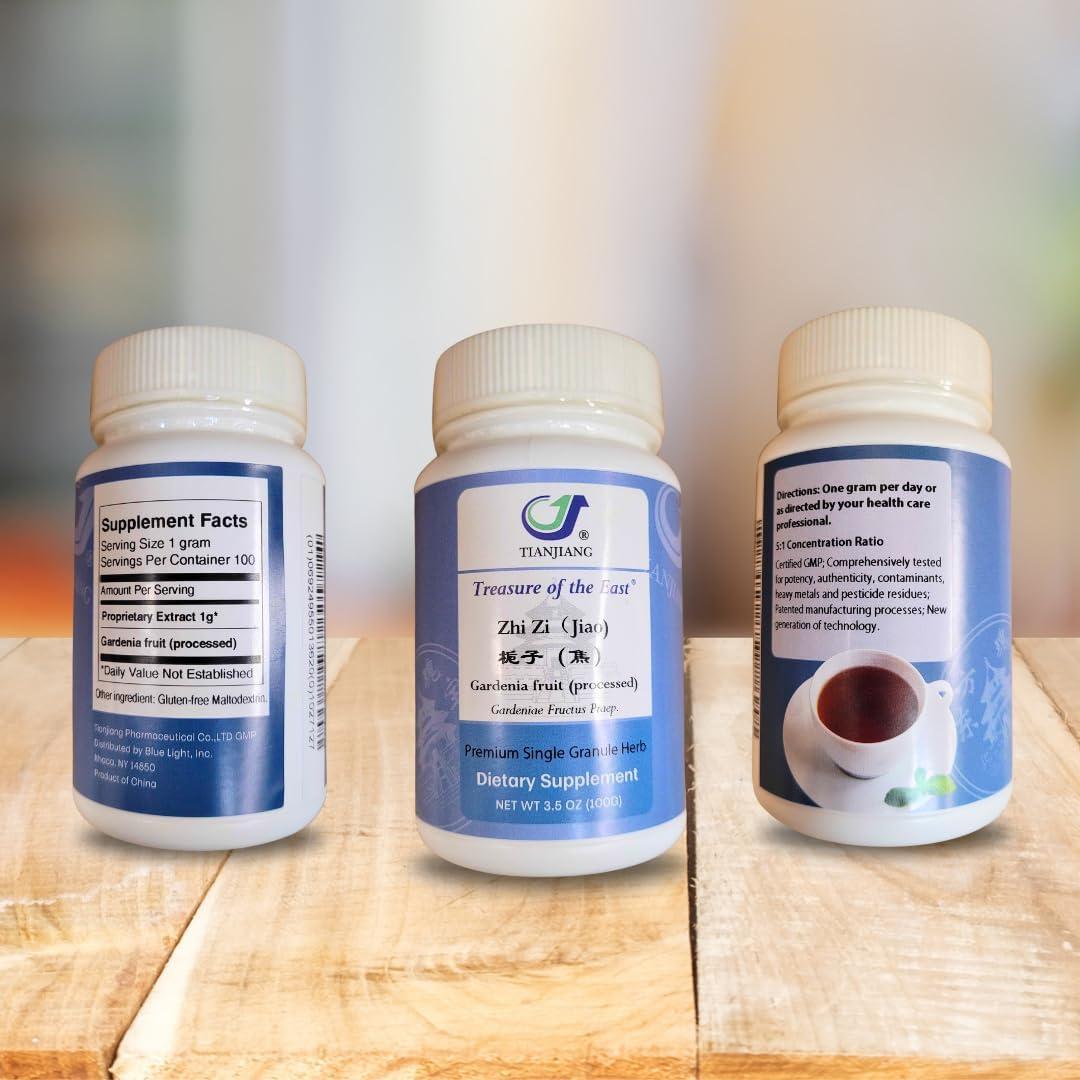 Gránulos de Extracto Herbal Concentrado Zhi Zi 100g - Tesoro de Oriente
