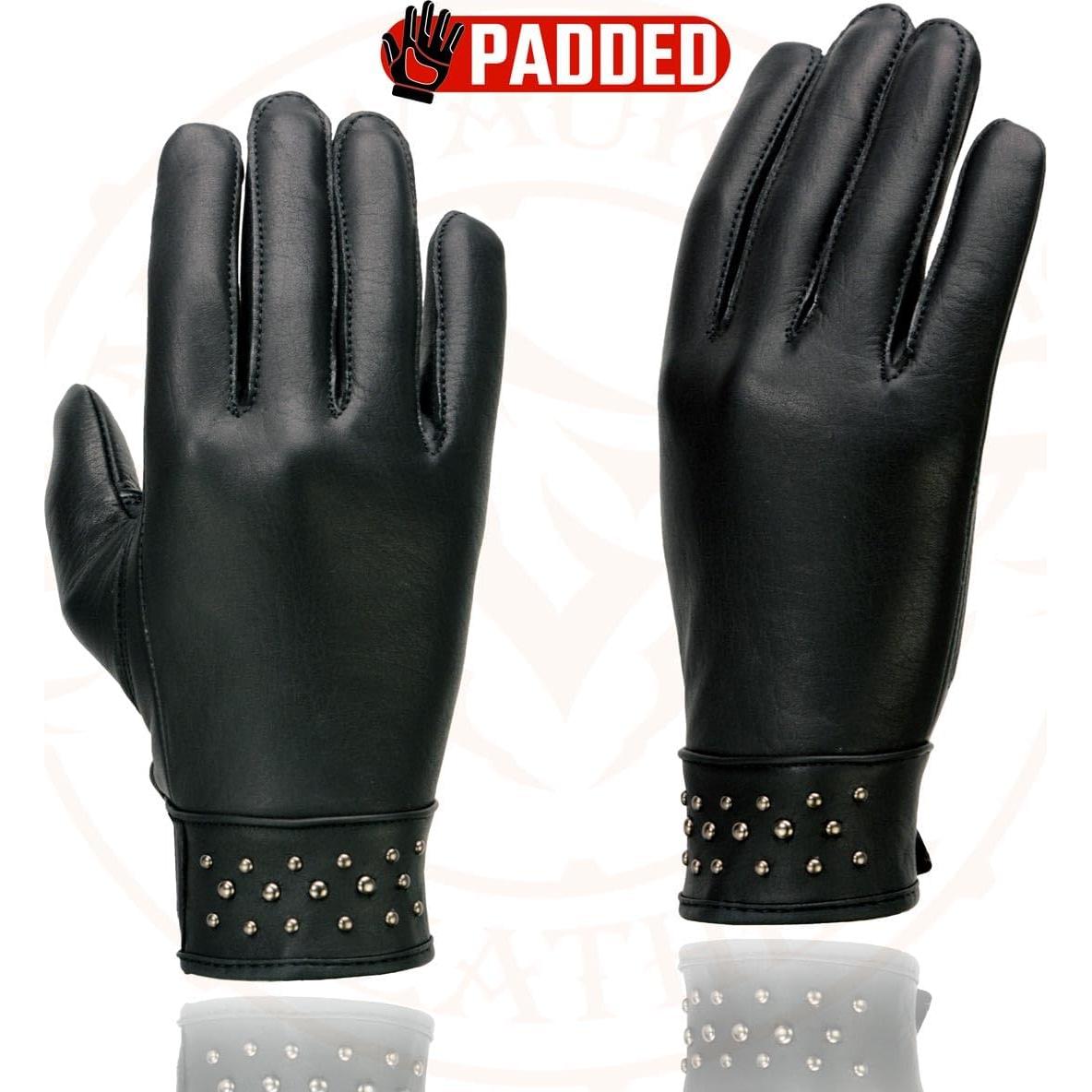 Guantes de moto Milwaukee Leather MG7760 para mujer con gel
