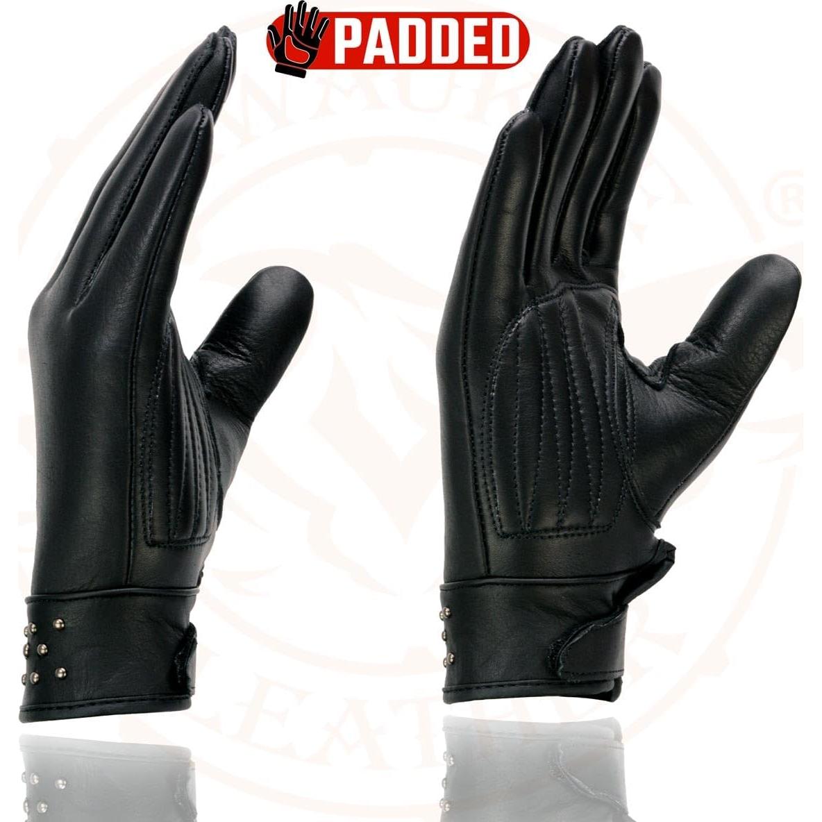 Guantes de moto Milwaukee Leather MG7760 para mujer con gel