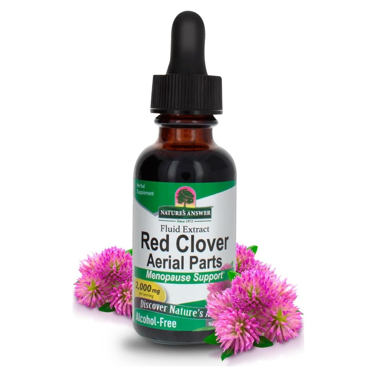 Extracto de Trébol Rojo Nature's Answer 30 ml Sin Alcohol