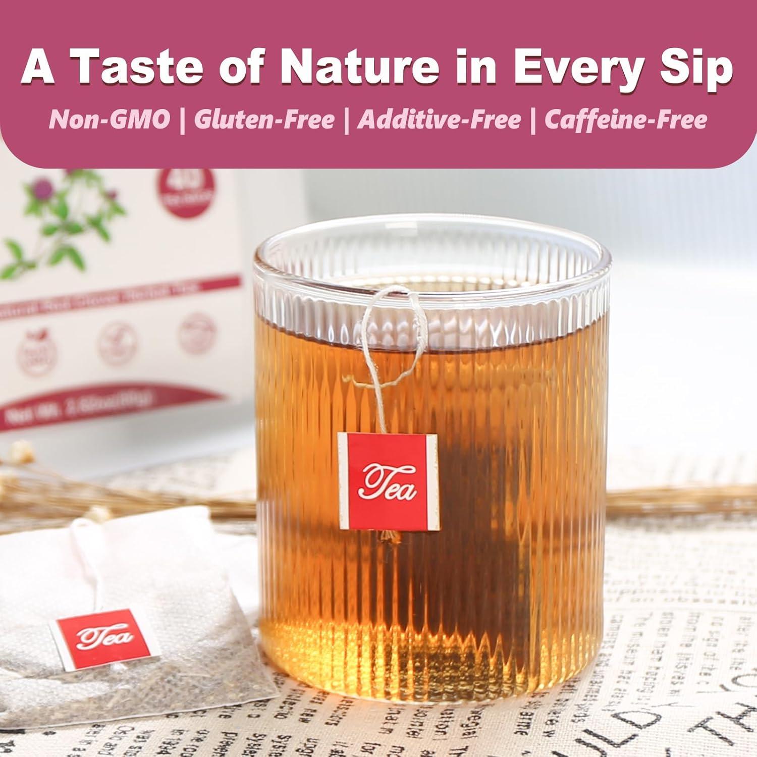 Té Herbal Sin Cafeína TEARELAE Trébol Rojo 40 Bolsitas