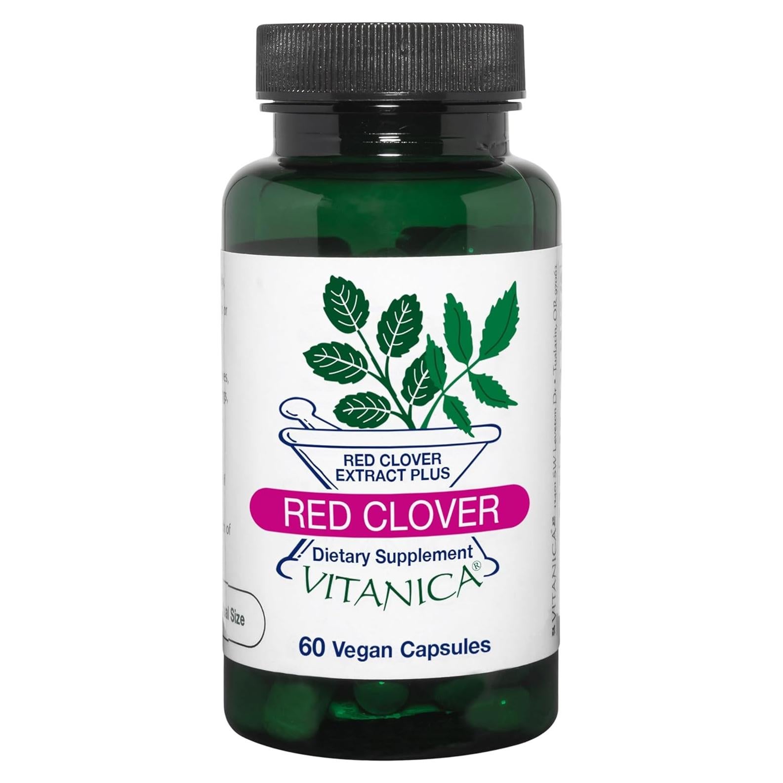 Extracto de Trébol Rojo Vitanica 500mg - 60 Cápsulas Veganas