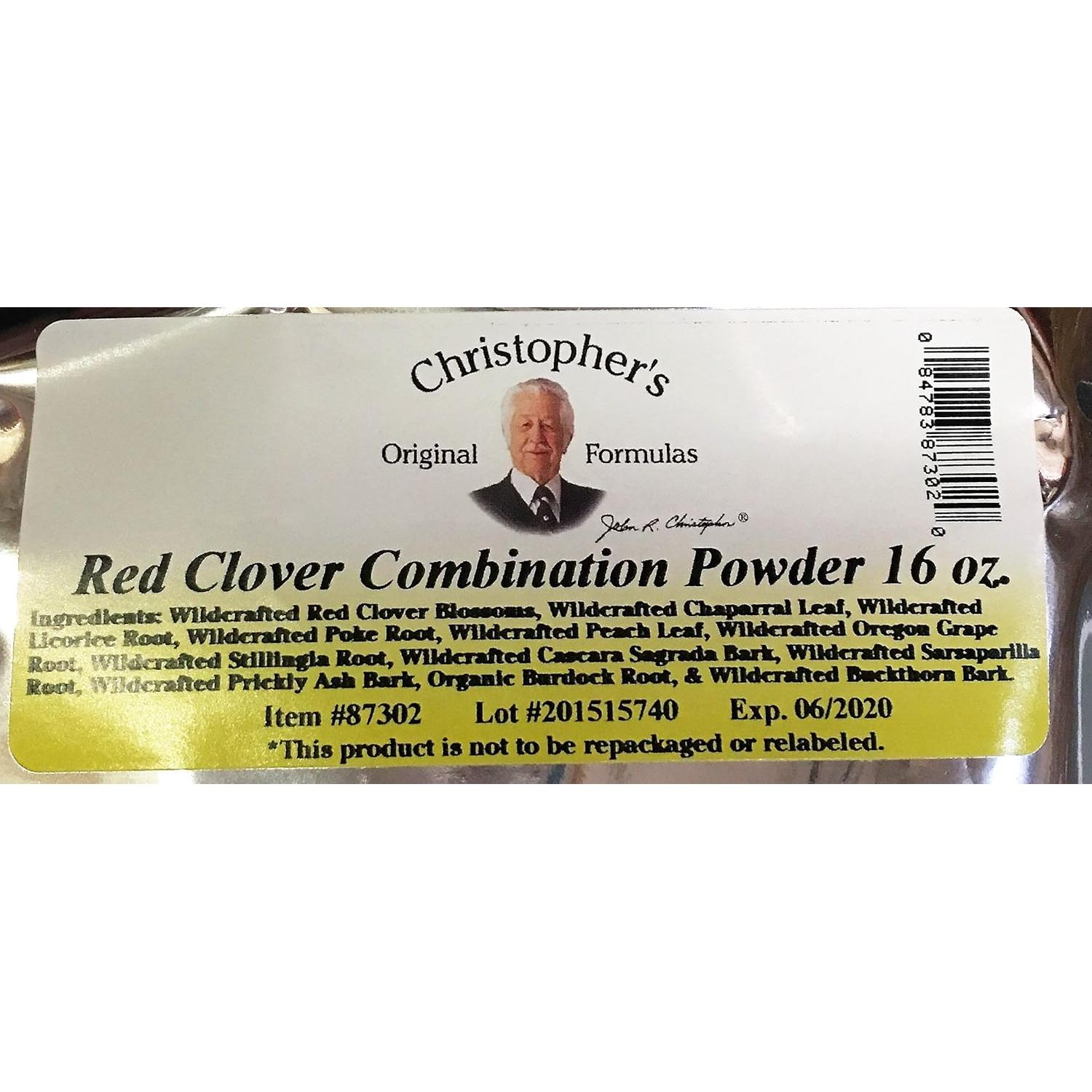 Polvo de Trébol Rojo Christophers Original 454 g