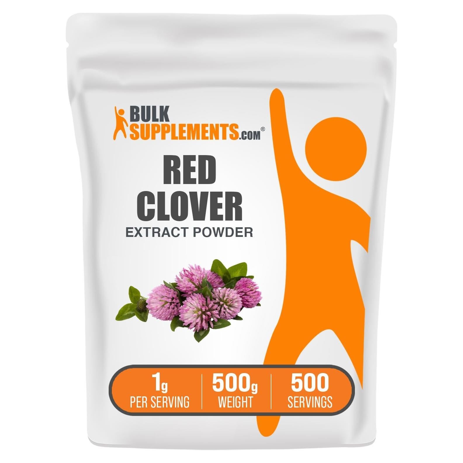 Extracto de Trébol Rojo en Polvo BulkSupplements 500g Suplemento