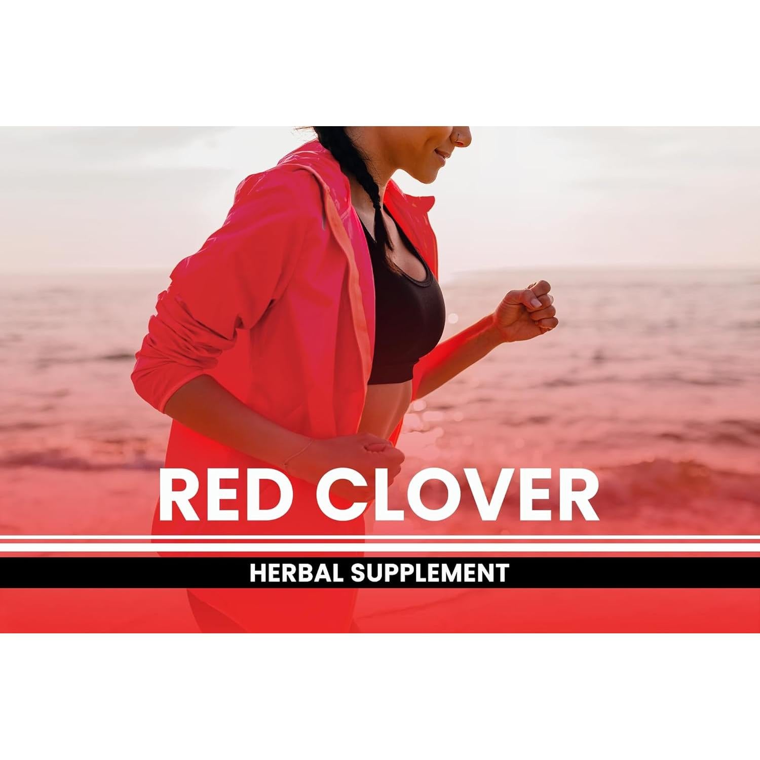 Cápsulas de Trébol Rojo Ingredientes Originales Puros 365 Unidades