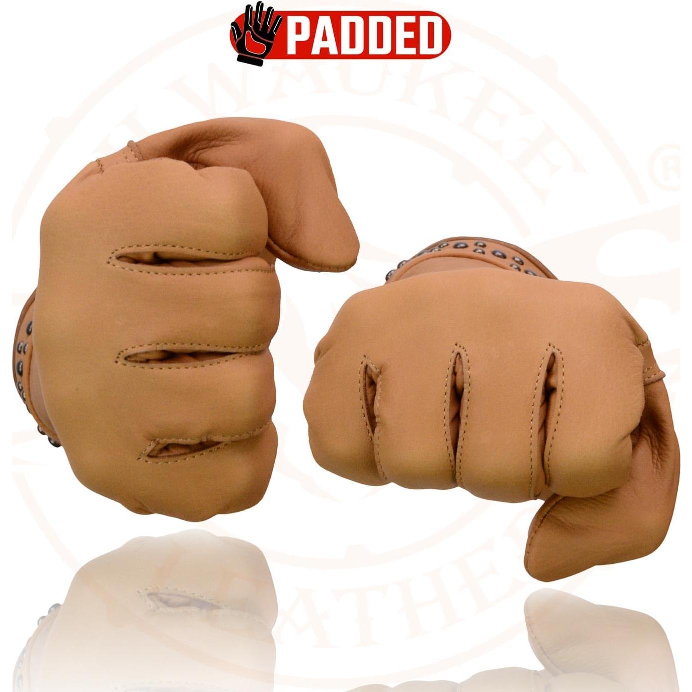 Guantes de moto Milwaukee Leather MG7760 para mujer con gel