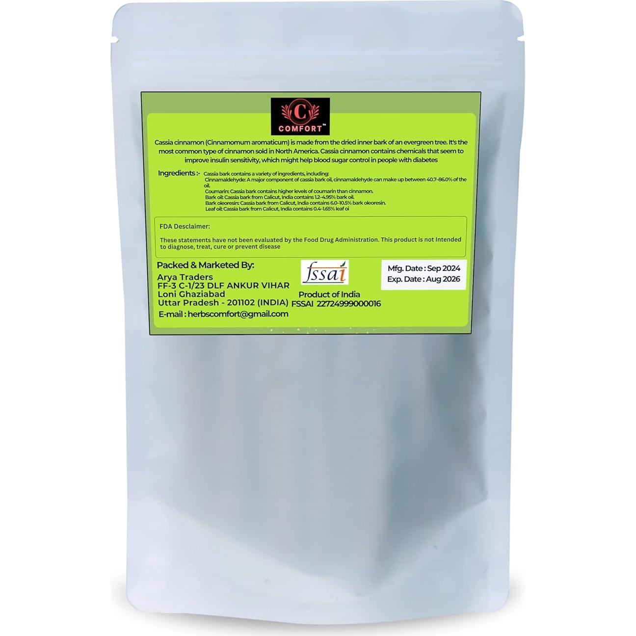 Corteza de Cassia Entera COMFORT 113g - Especia Aromática