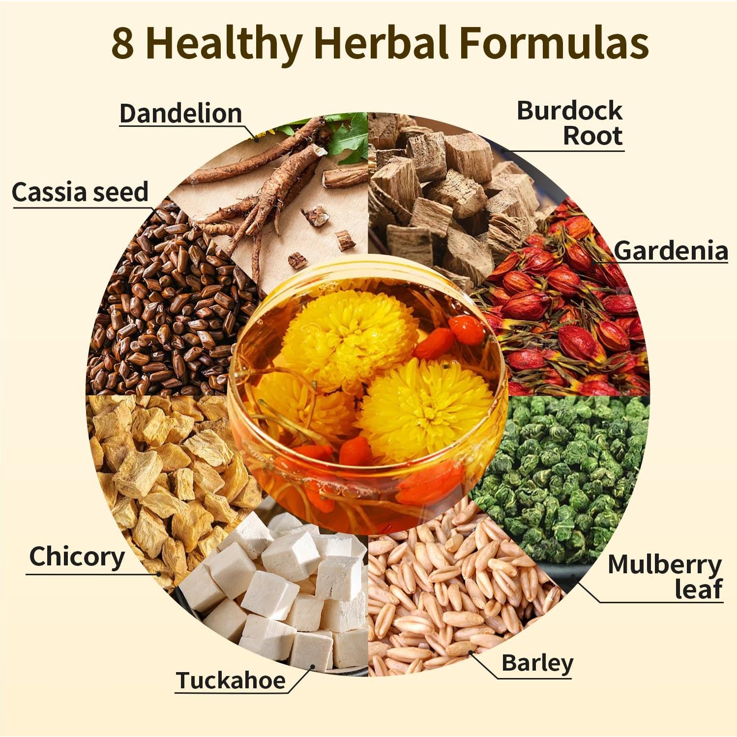 Té Detox Orgánico ZenVitality 280g - 50 Bolsitas Achicoria