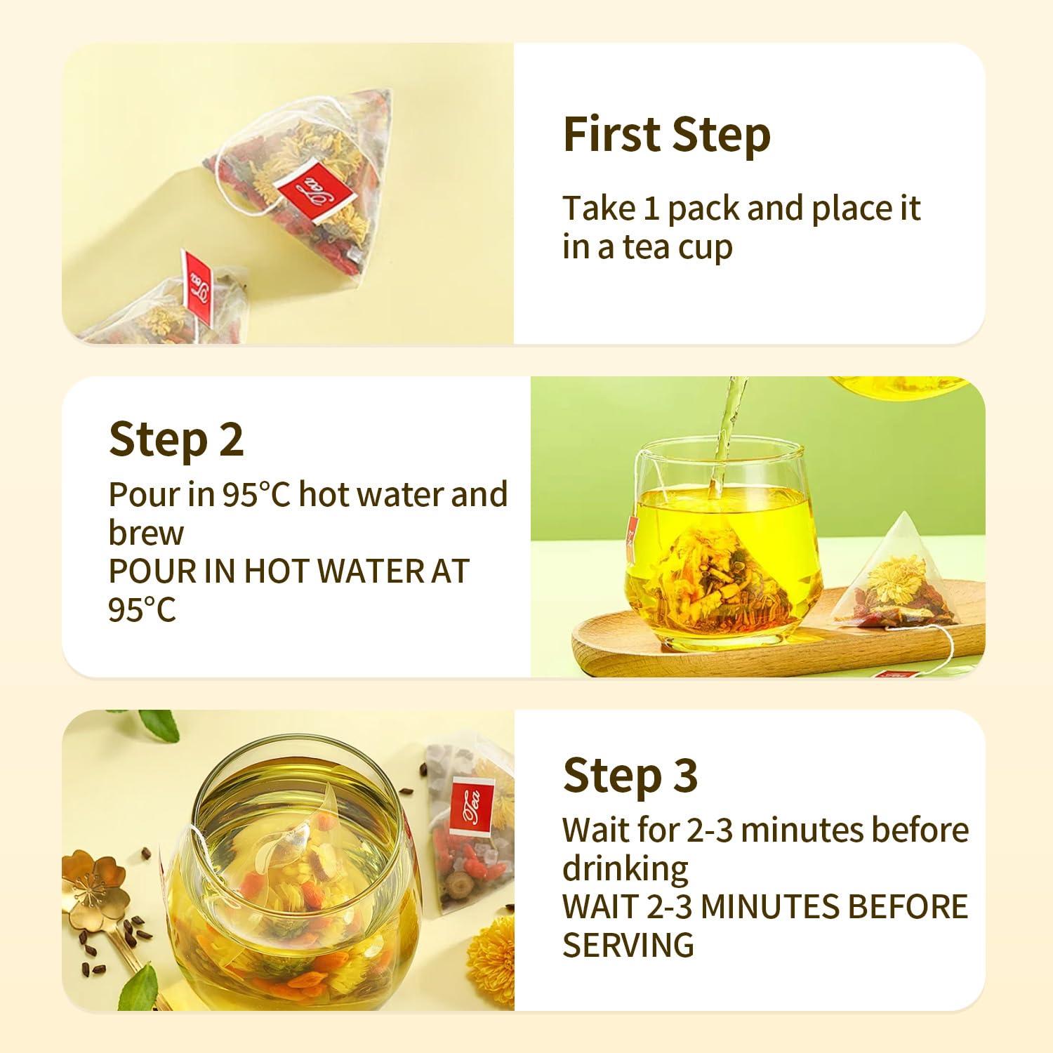 Té Detox Orgánico ZenVitality 280g - 50 Bolsitas Achicoria