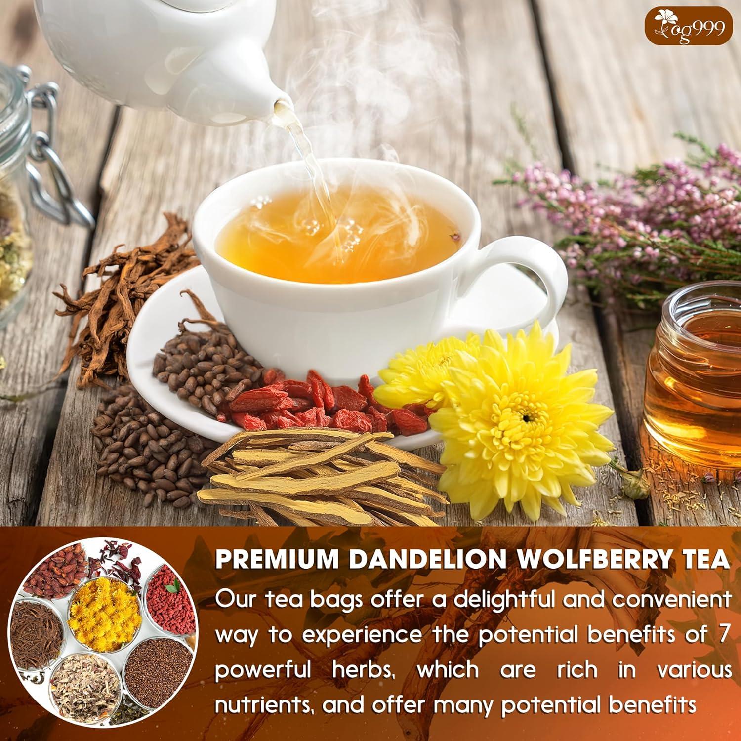 Té Herbal TOG999 15 Bolsas Diente de León y Goji Natural