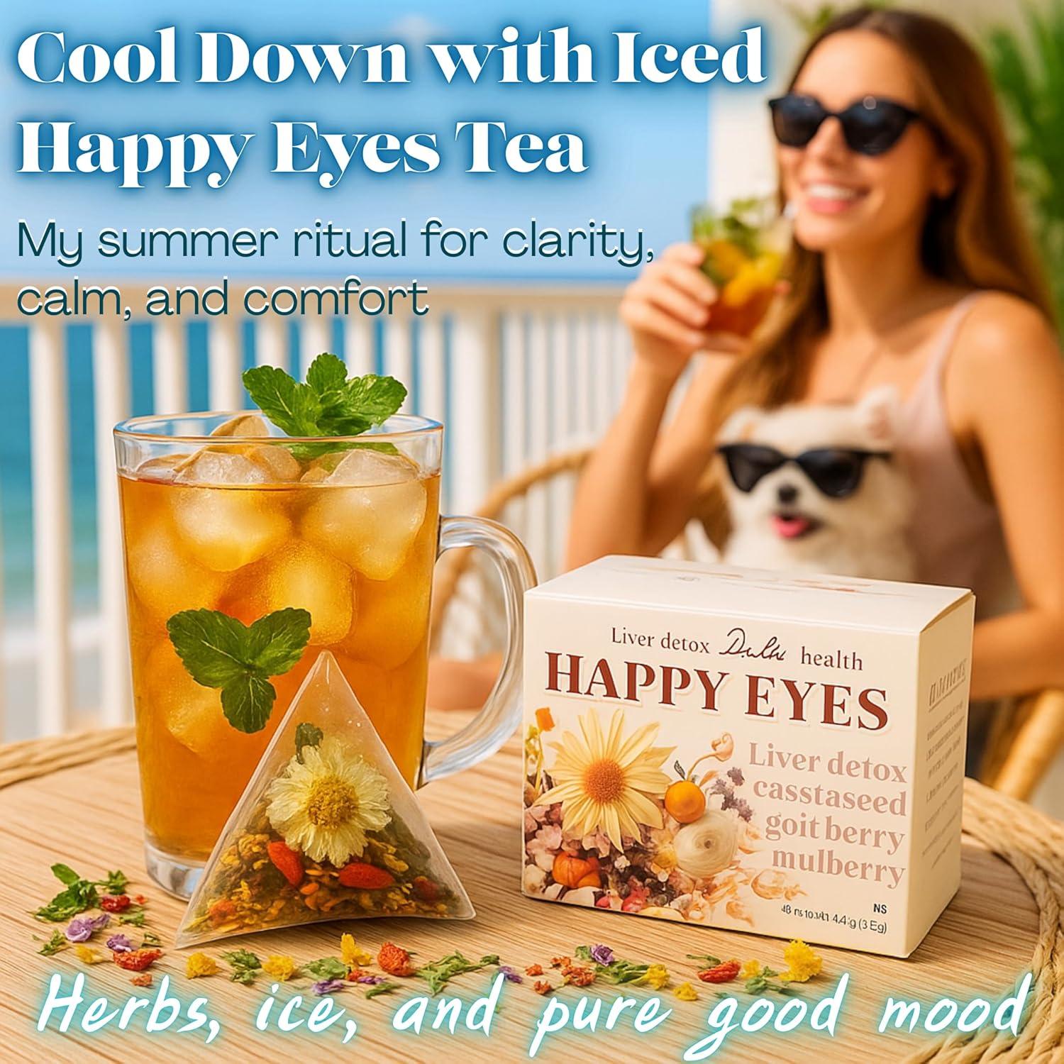 Té de Ojos Felices Dr. Lu 100% Natural 15 Bolsas Detox