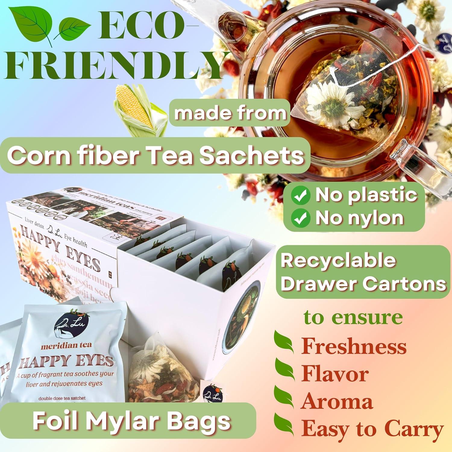 Té de Ojos Felices Dr. Lu 100% Natural 15 Bolsas Detox