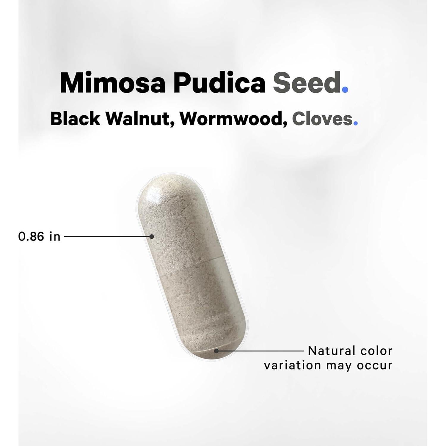 Cápsulas de Semilla de Mimosa Pudica Orgánica Codeage - 120 Unidades