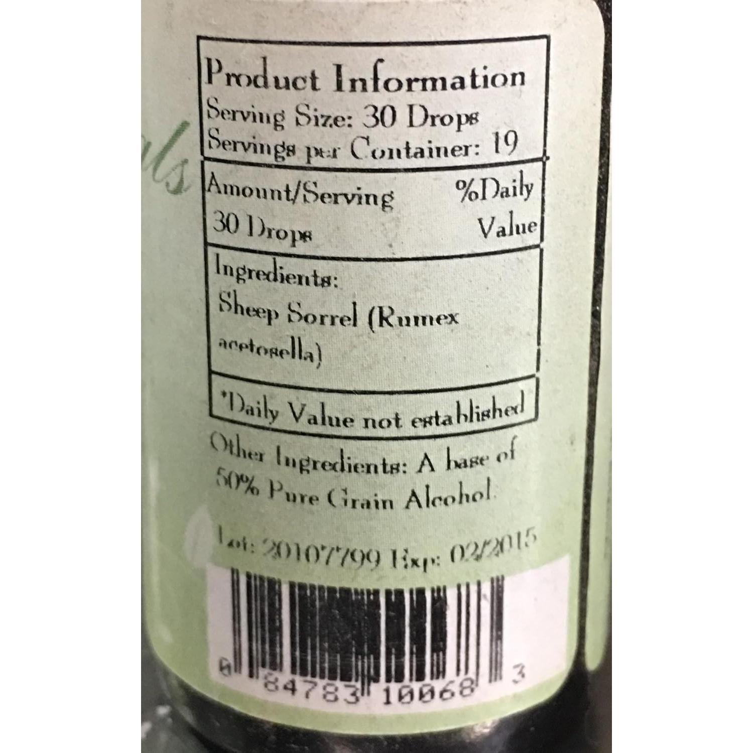 Extracto de Acetosa de Oveja 29.57 ml Mejores Botánicos