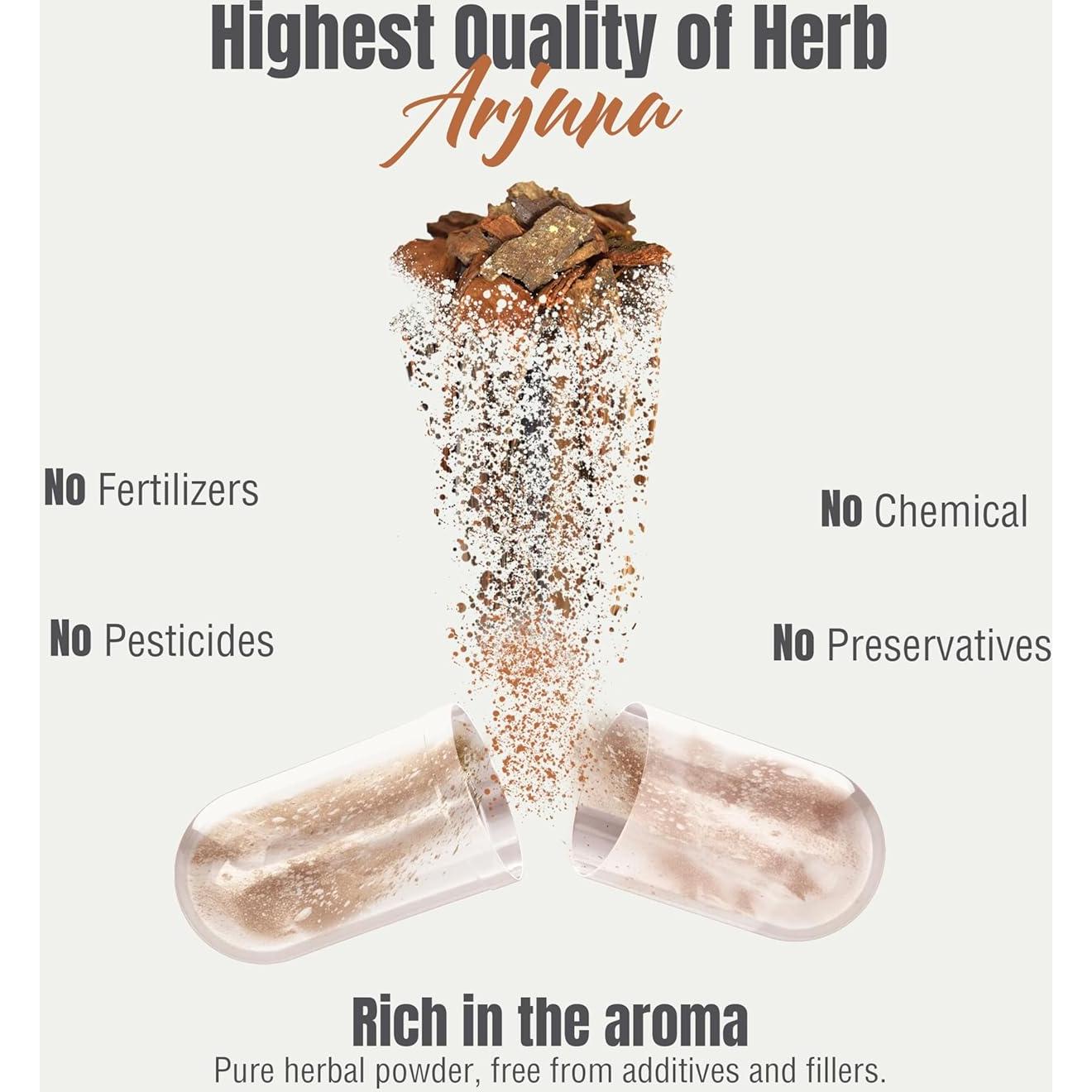 Suplemento Arjuna 60 Cápsulas Vegetales HerbsForever