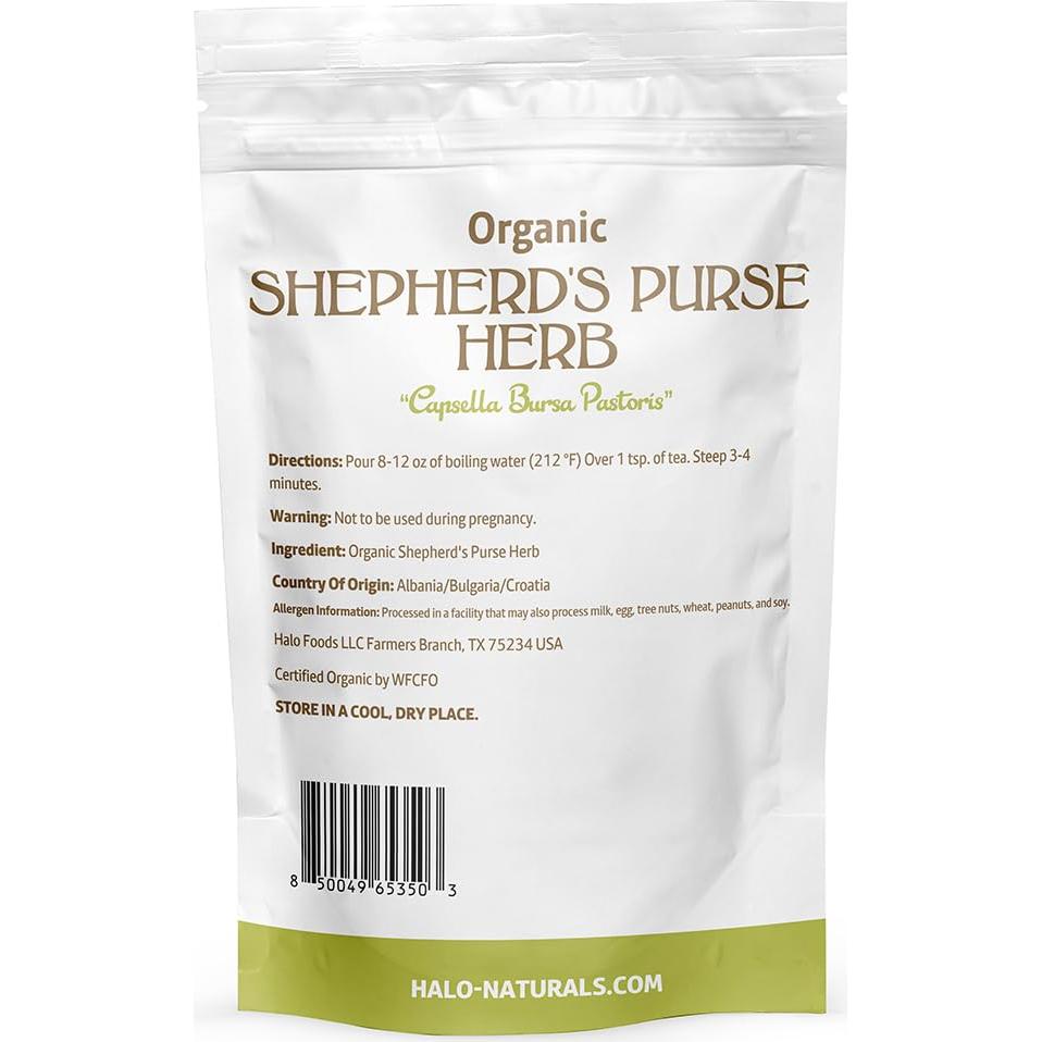 Hierba de Monedero Orgánica Halo Naturals 113g Certificada USDA