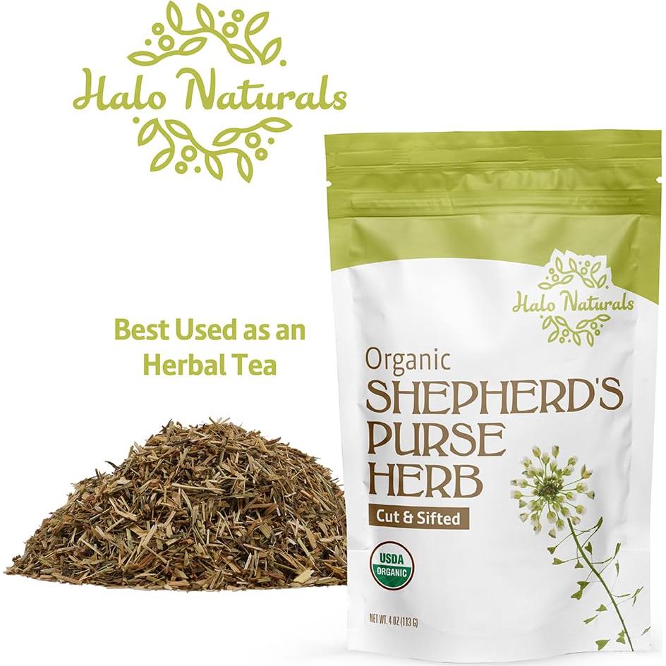 Hierba de Monedero Orgánica Halo Naturals 113g Certificada USDA