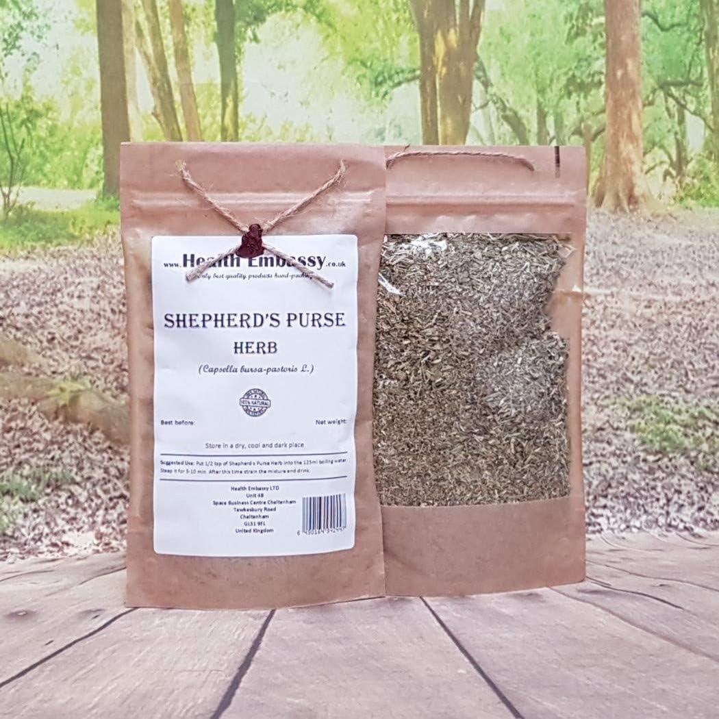 Té Herbal Bolsa de Pastor Health Embassy 50g - Natural y Libre de OGM