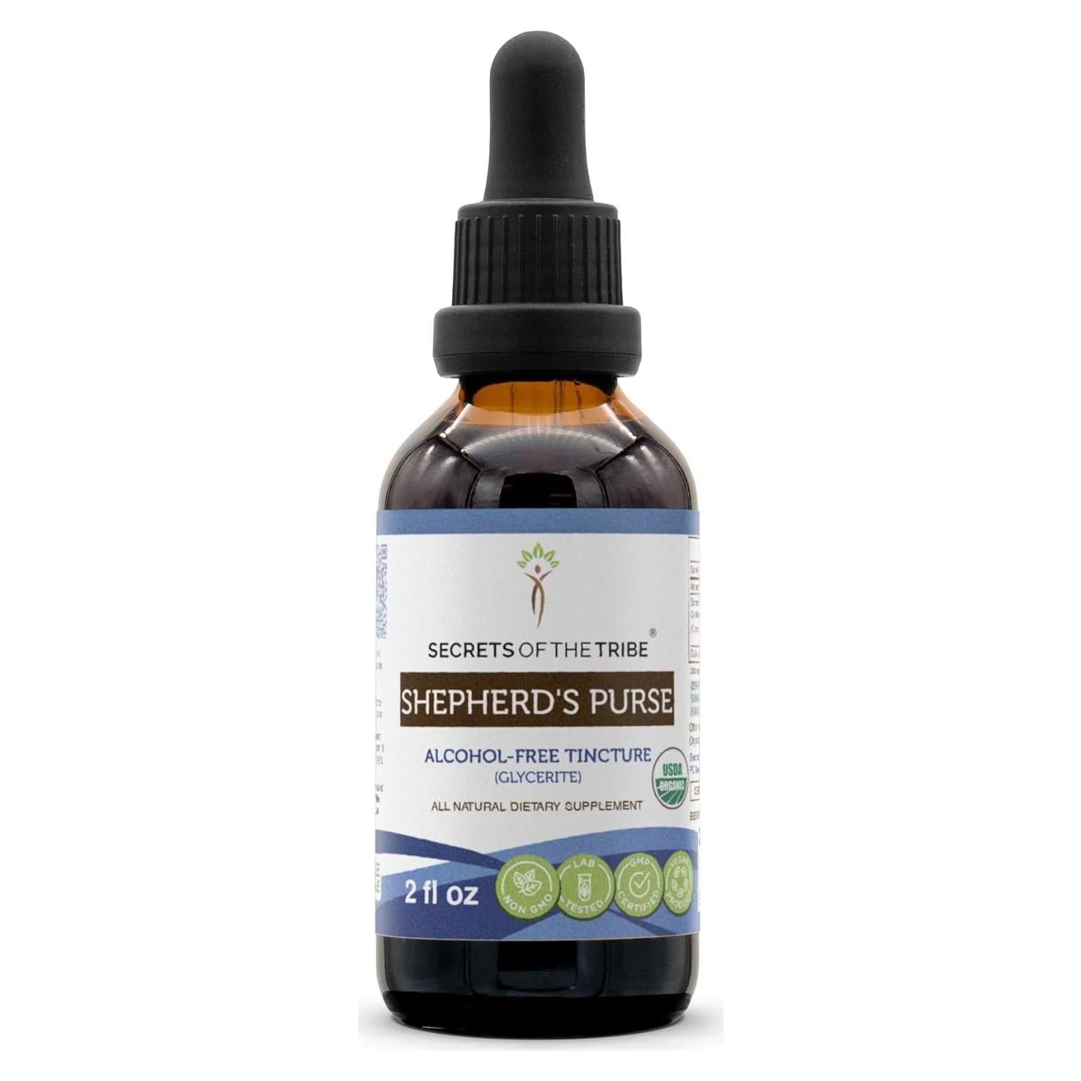 Extracto de Moneda de Pastor Orgánico USDA 59 ml - Secretos de la Tribu