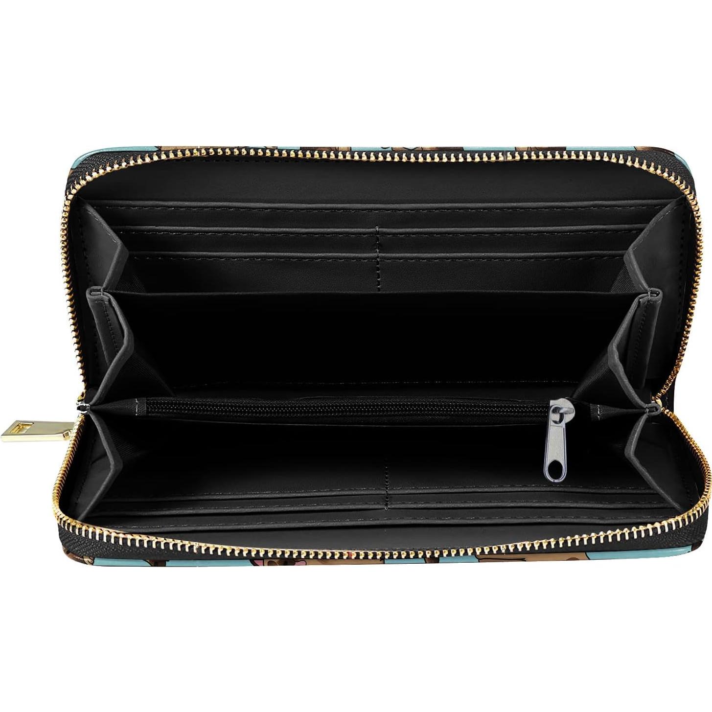 Billetera Clutch WIRESTER PU con Cremallera para Mujeres - 19x10 cm