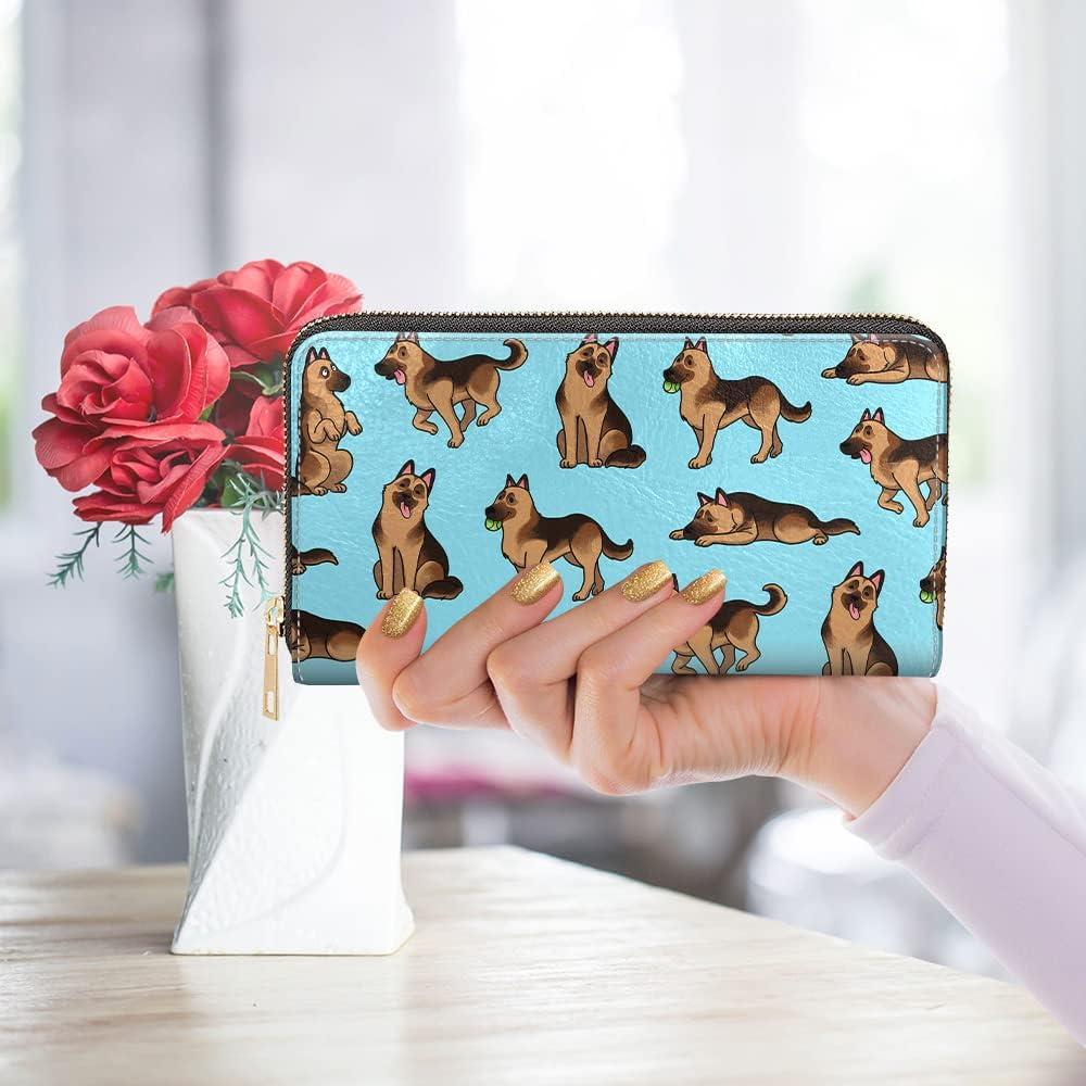 Billetera Clutch WIRESTER PU con Cremallera para Mujeres - 19x10 cm