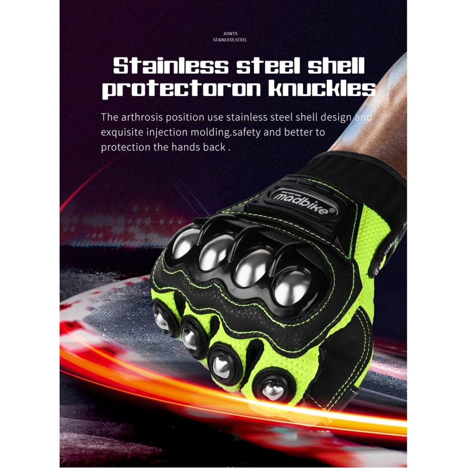 Guantes de Motocicleta Jioias Táctiles y Transpirables