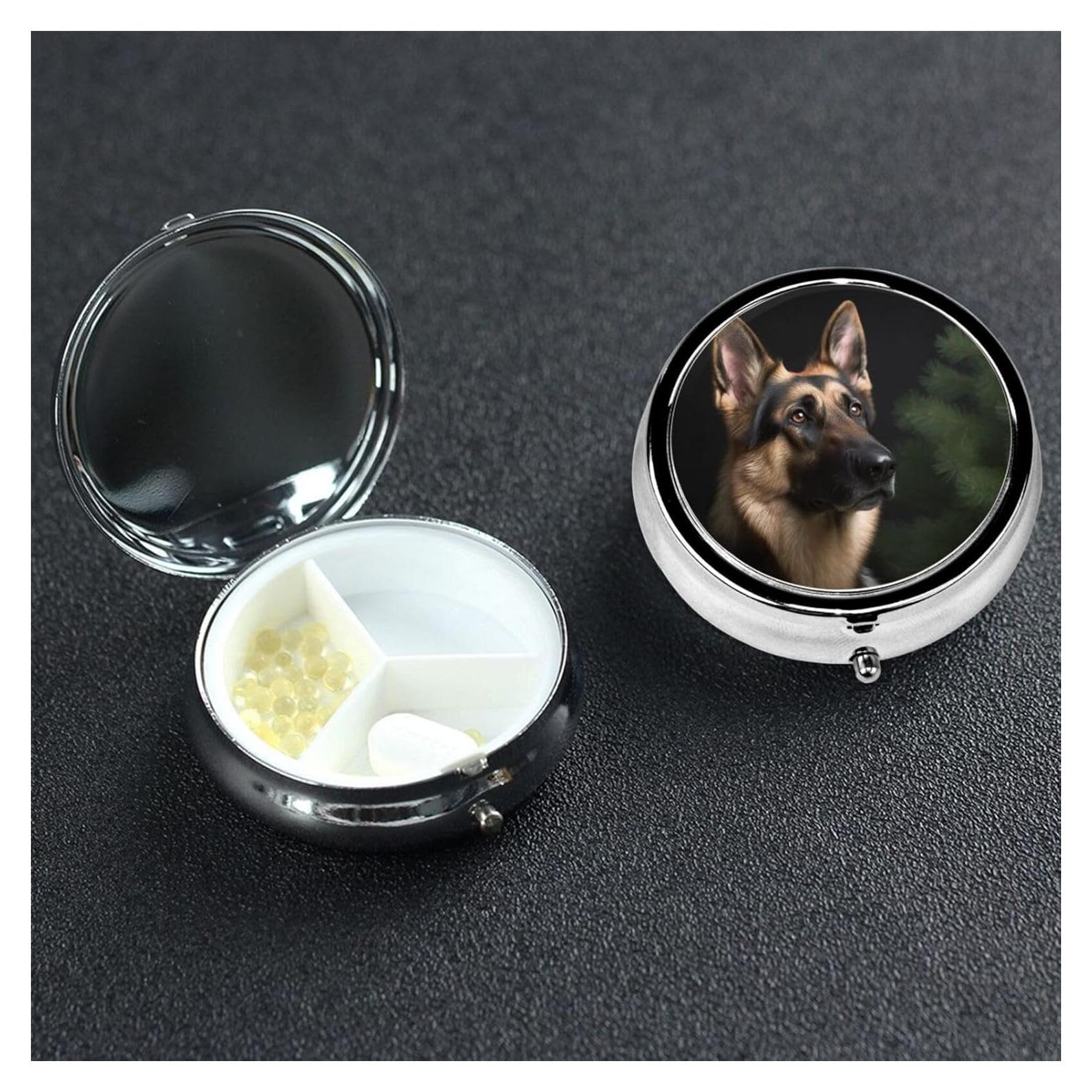 Estuche para Pastillas de Metal 3 Compartimentos RFHYTFJHTGHTG