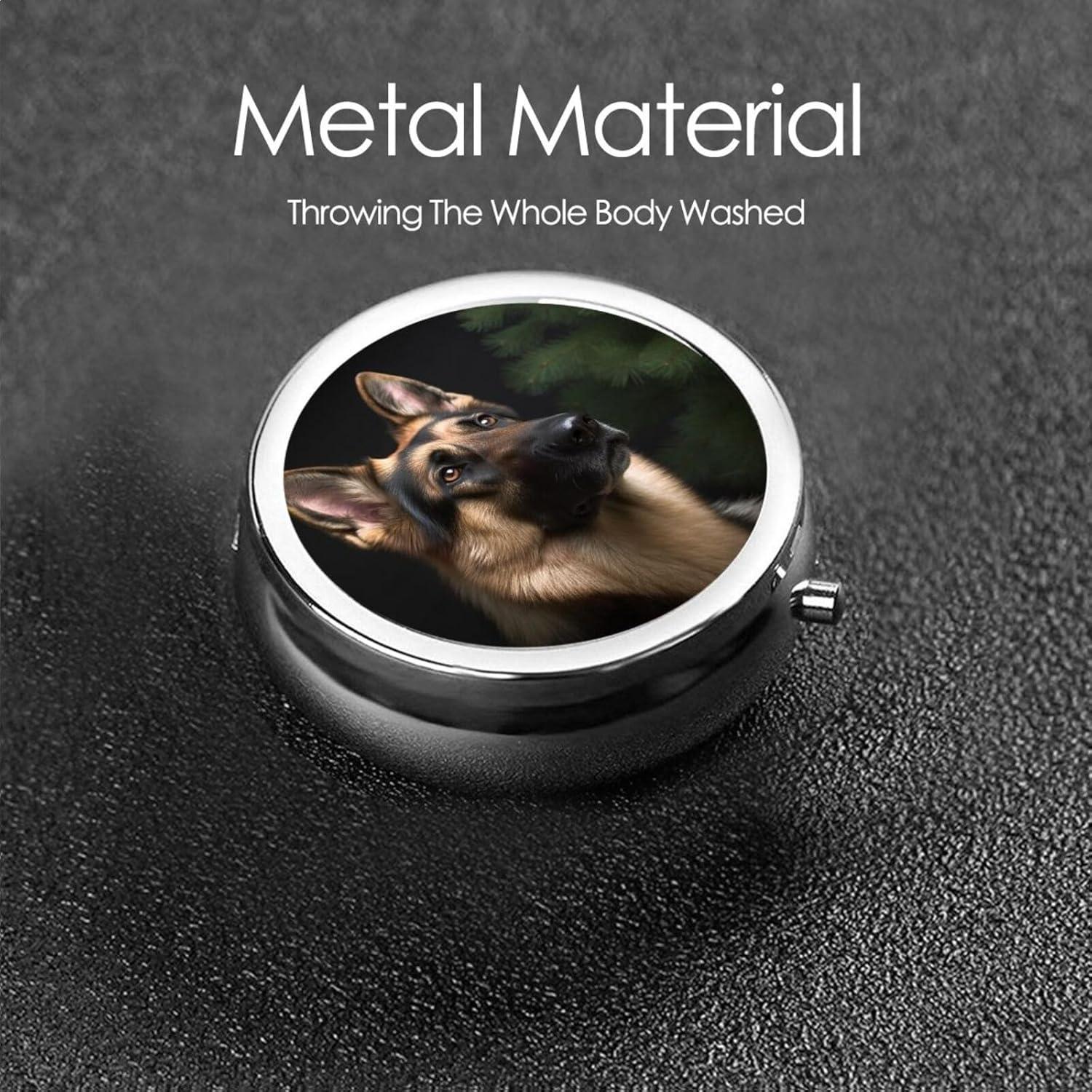 Estuche para Pastillas de Metal 3 Compartimentos RFHYTFJHTGHTG