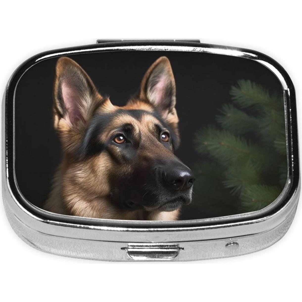 Estuche para Pastillas de Metal RTYHRTHJTFRJRTJH 2 Compartimentos