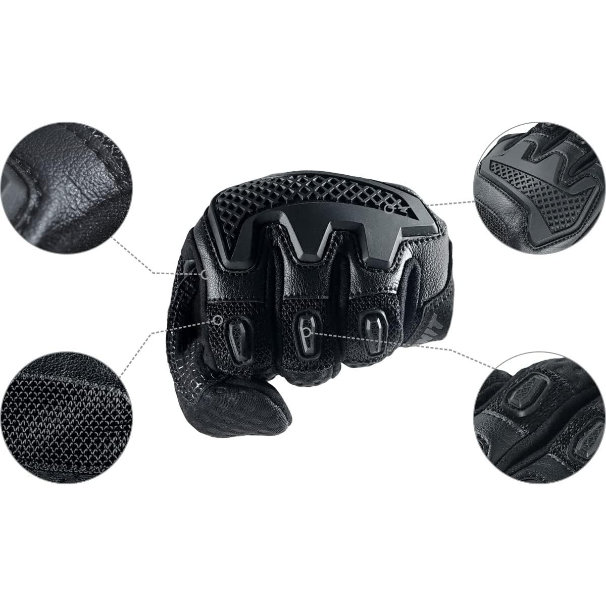 Guantes de Motocicleta INFINIT Safe Grip para Hombre - Táctiles